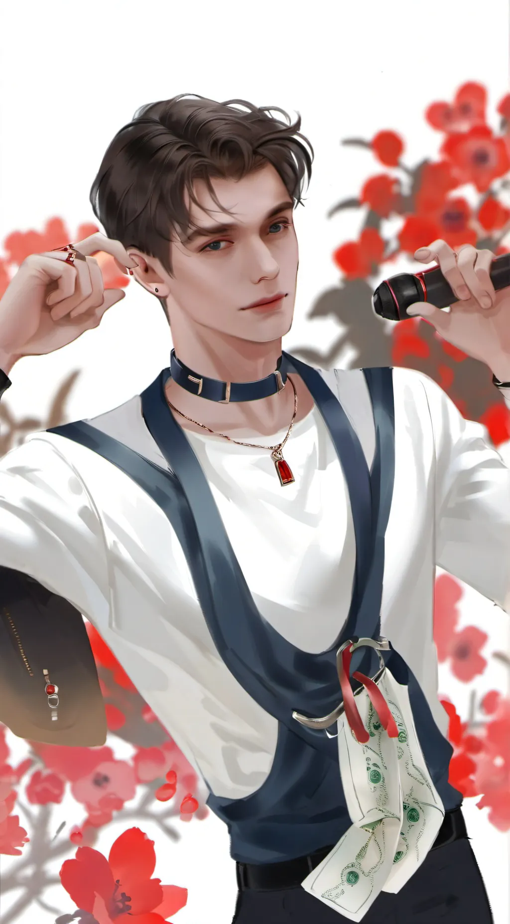 ai character: Саша Шепс  background