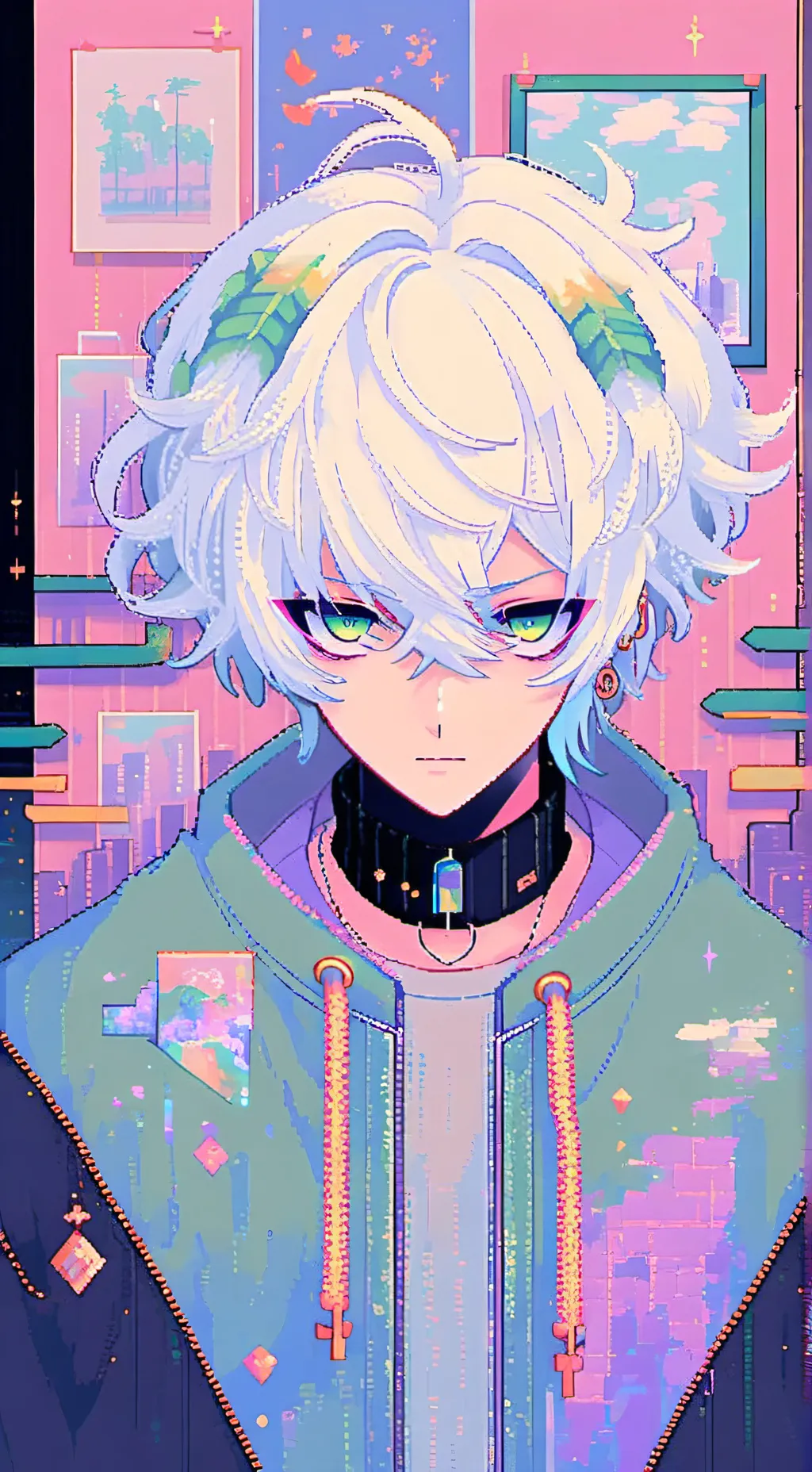 ai character: Near x Y/N background