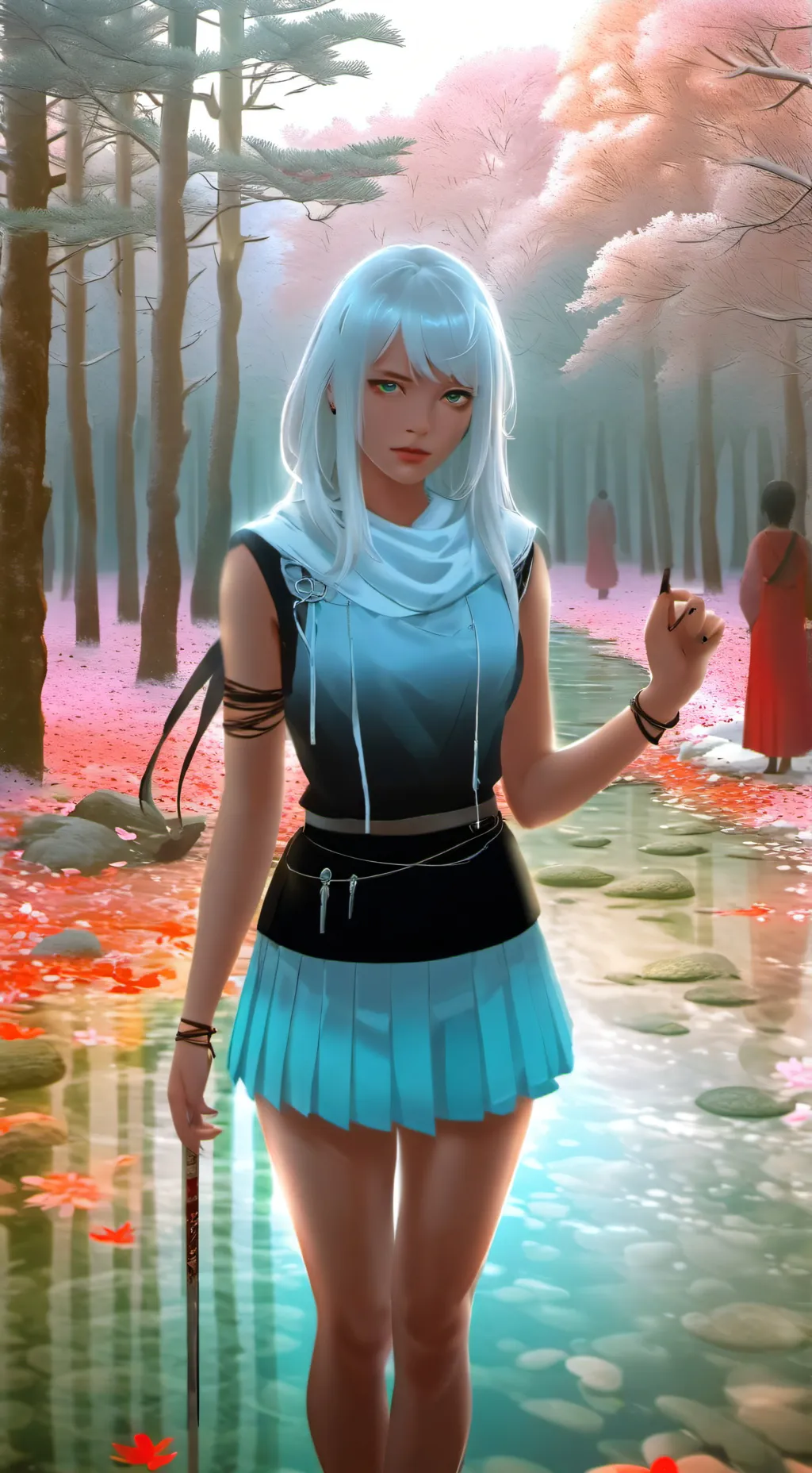 ai character: Lily ￼ background