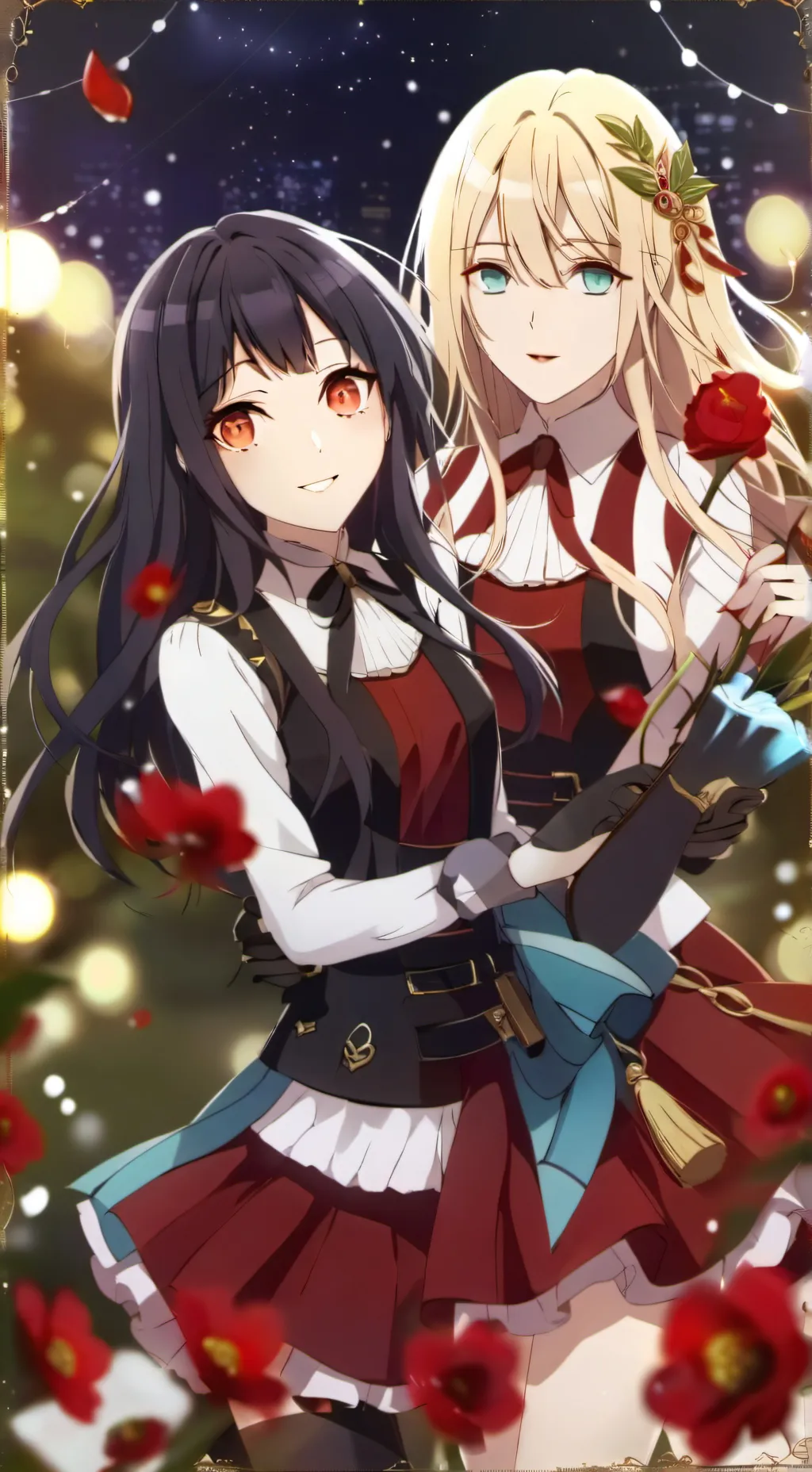 ai character: Isabella y luna background