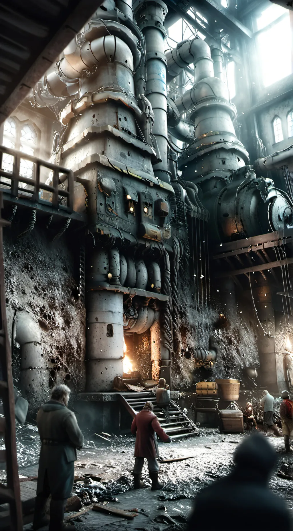 ai character: SC,FC,NC SLEEPOVER background