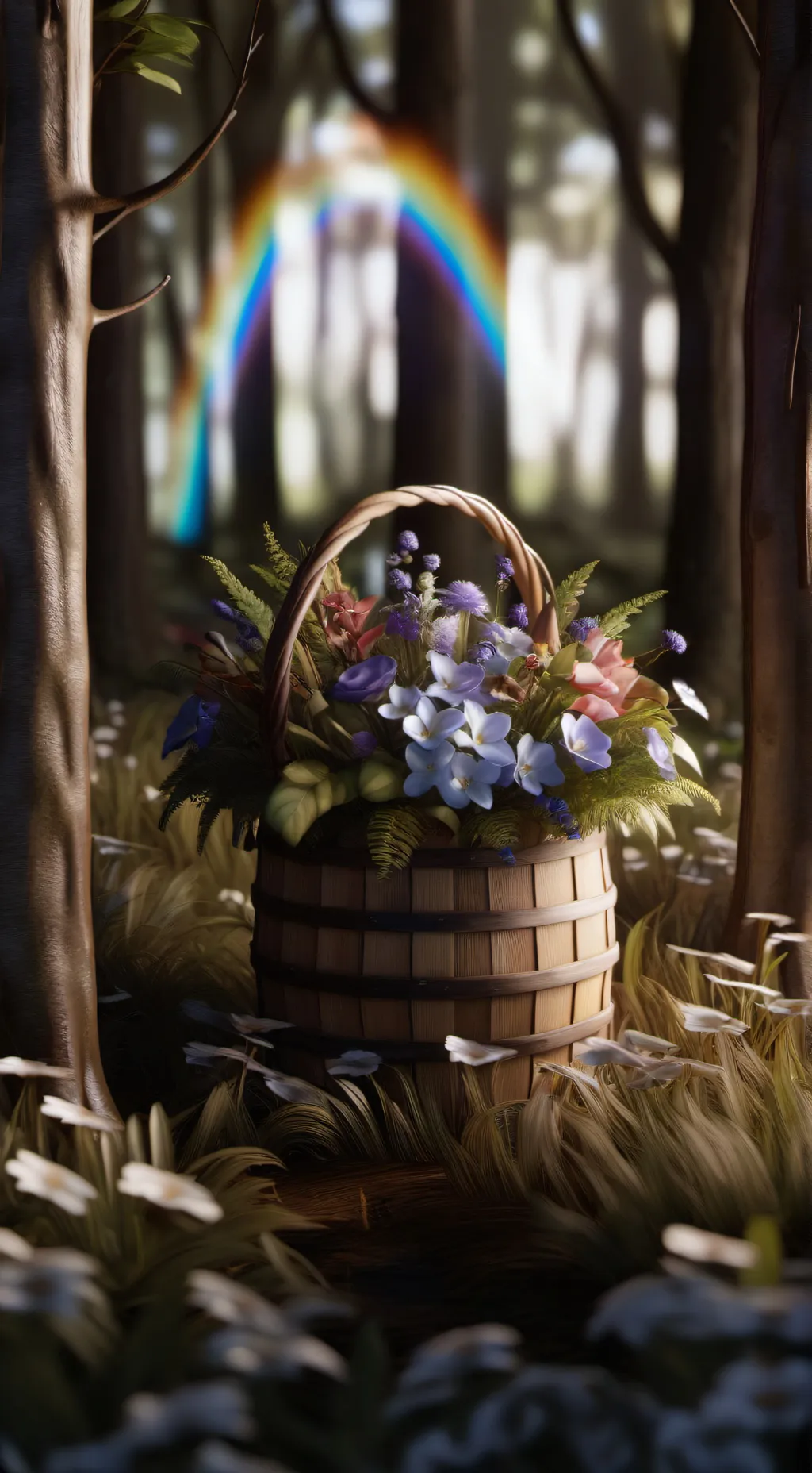 ai character: FlowerBasket | DW background