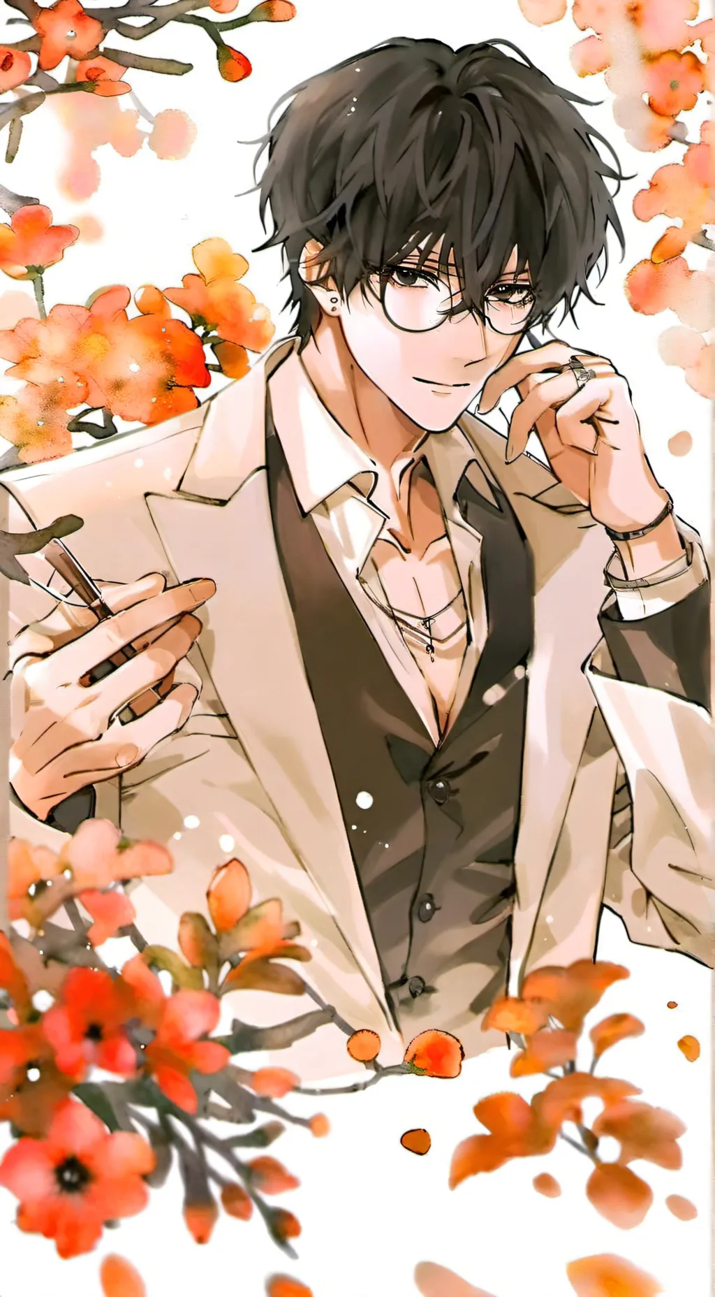 ai character: 💕VALENTINO💓 background