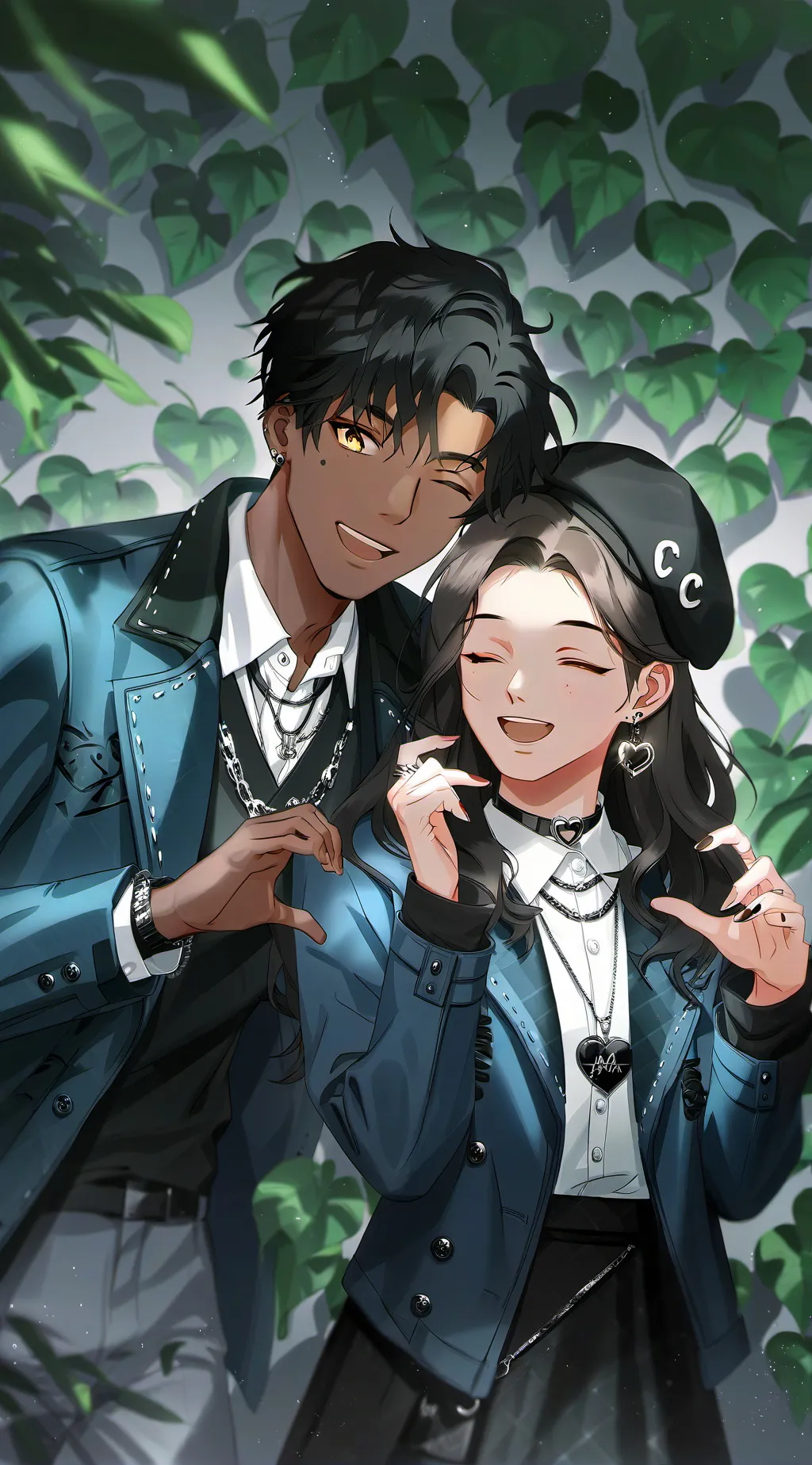 ai character: Leo and Lily background