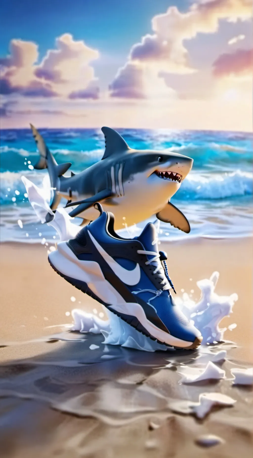 ai character: Tralalelo tralala background