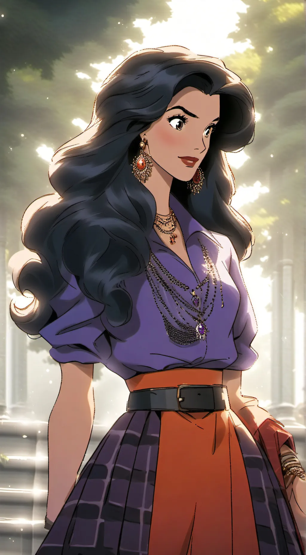 ai character: Mary Sanderson. background