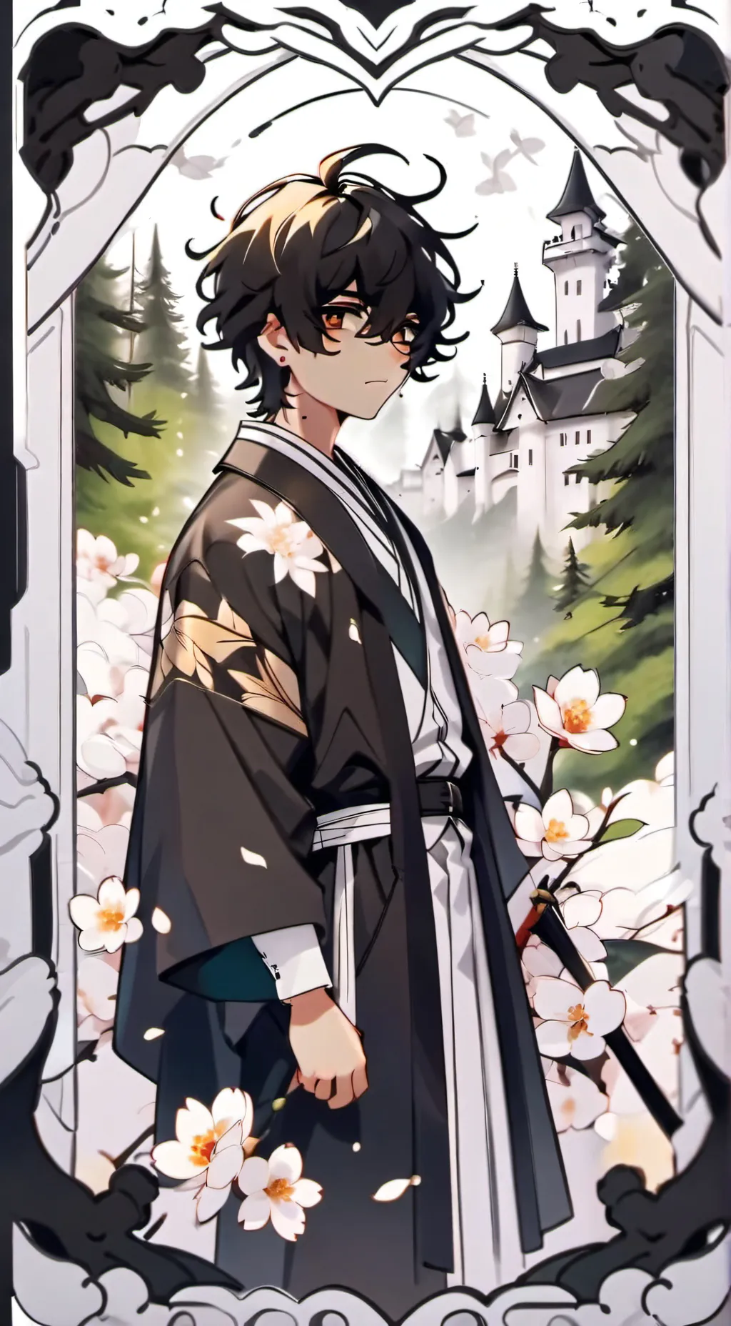 ai character: Nico Diangelo  background