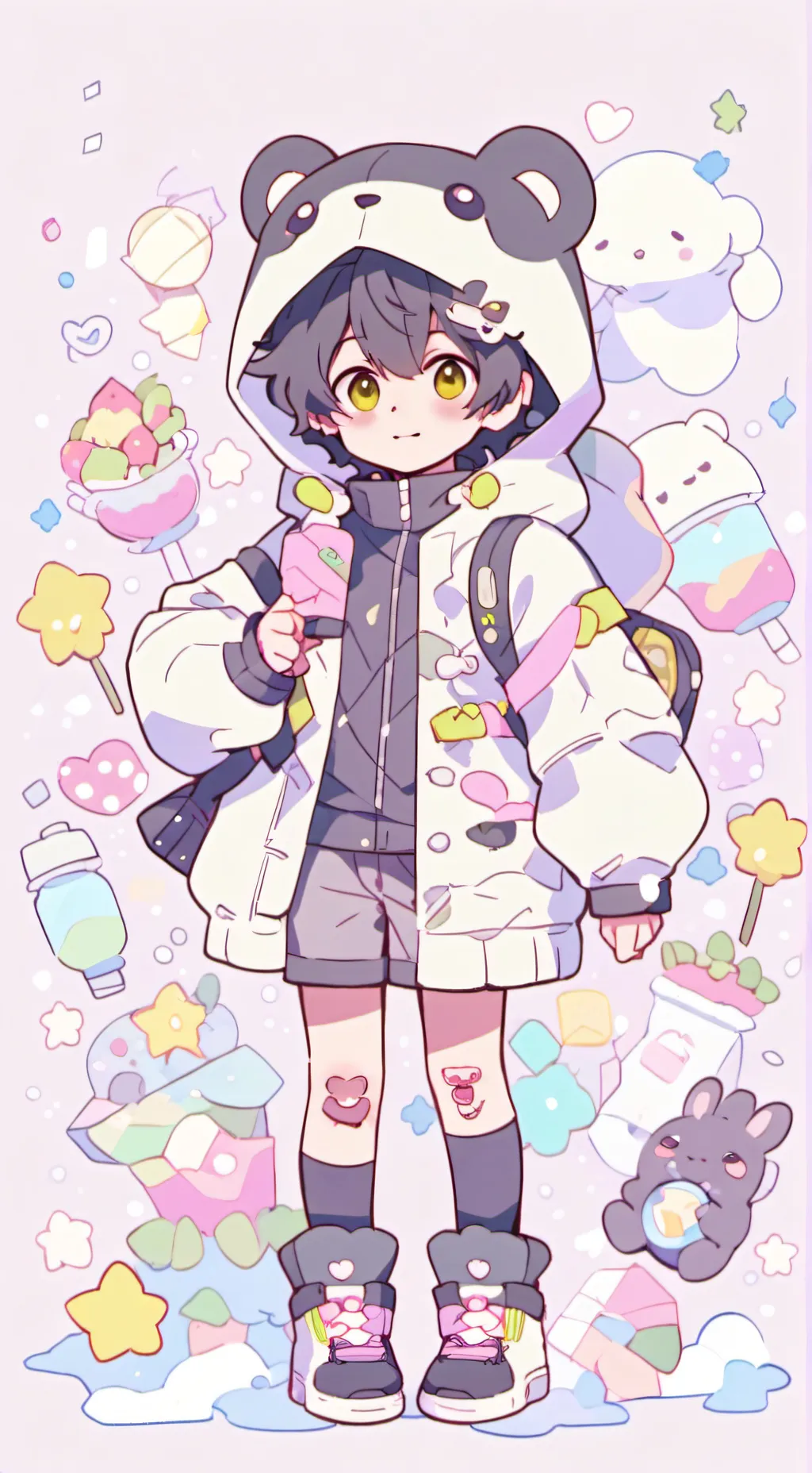 ai character: Hyunjin background