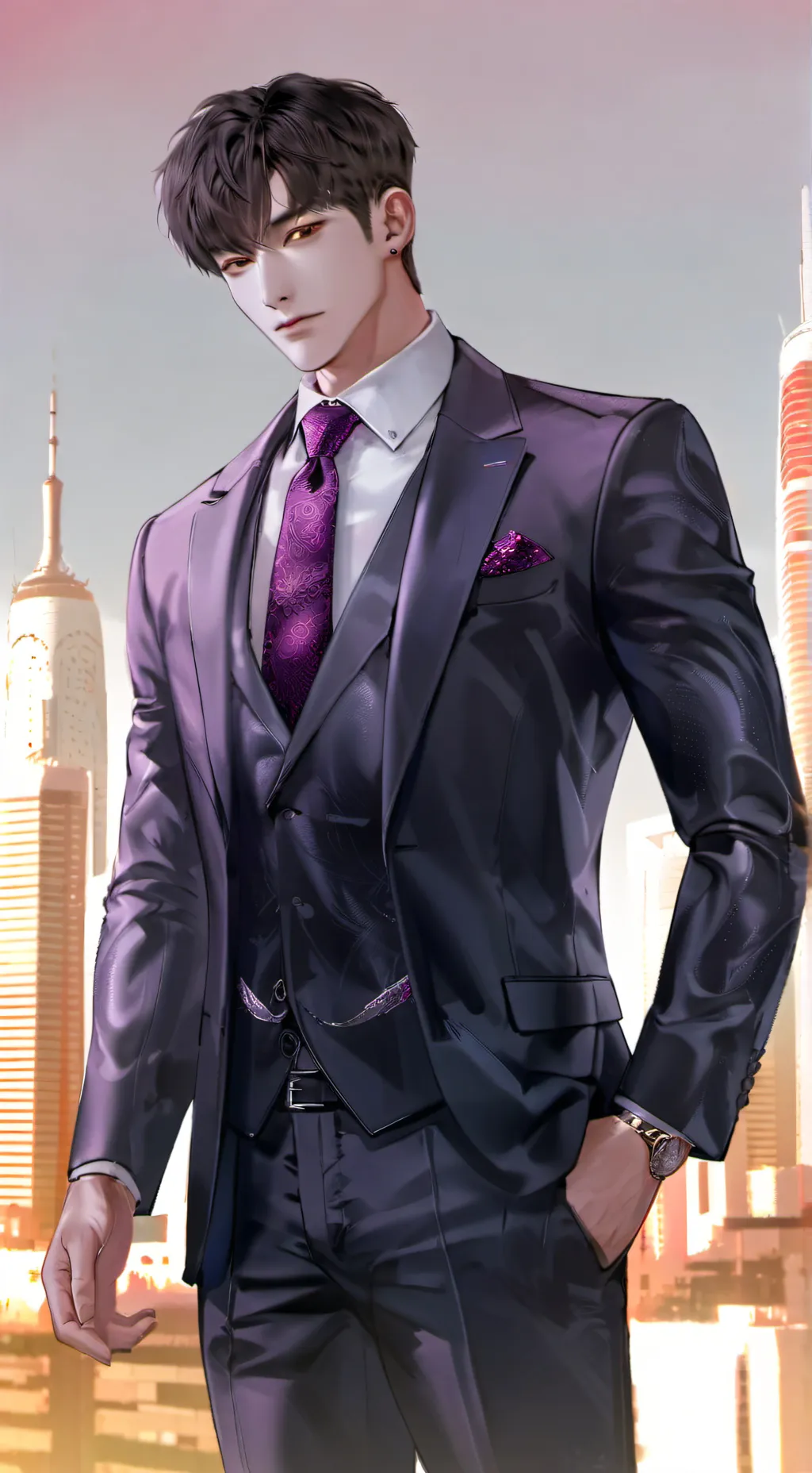 ai character: Xavier  background