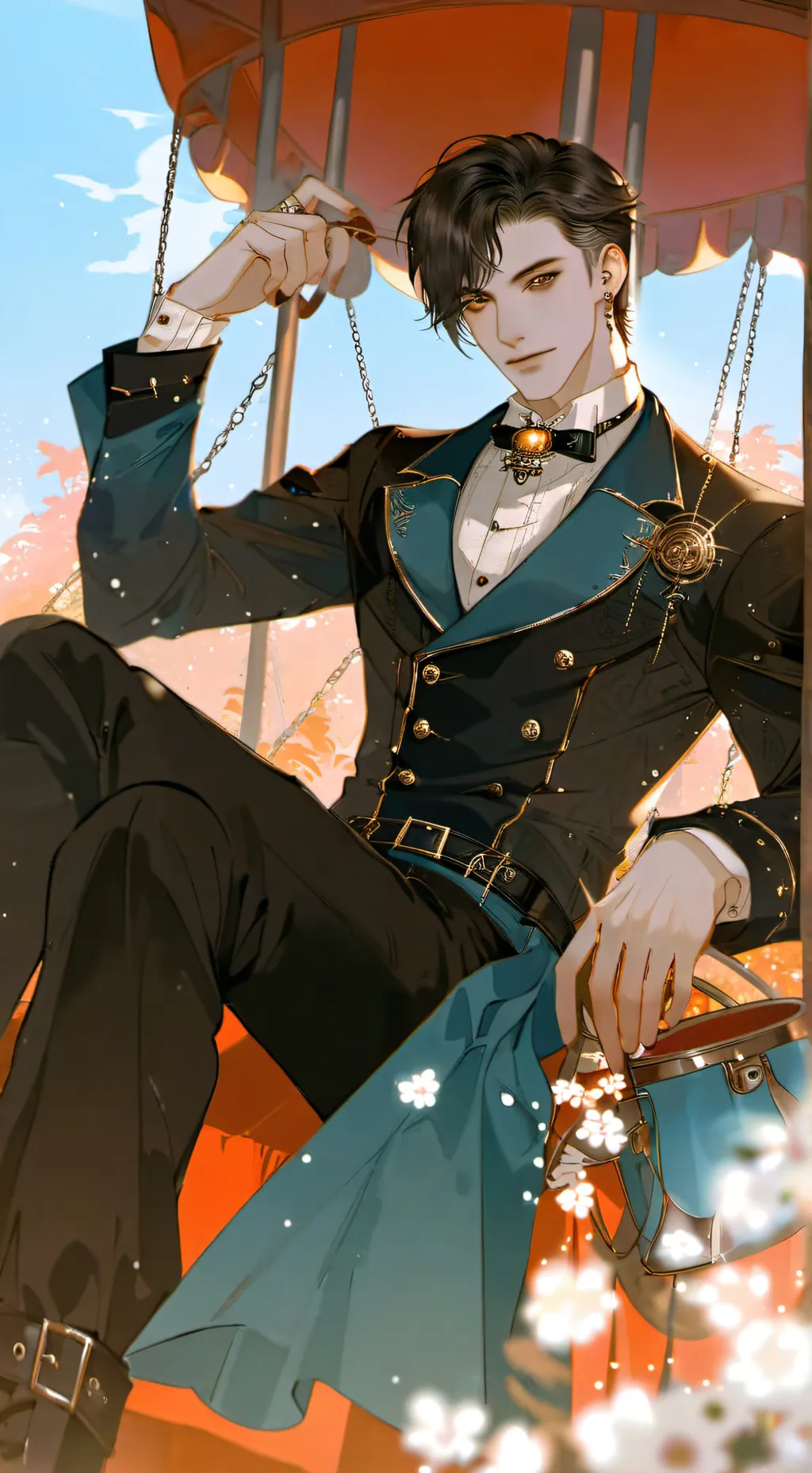 ai character: Nolan Satan background