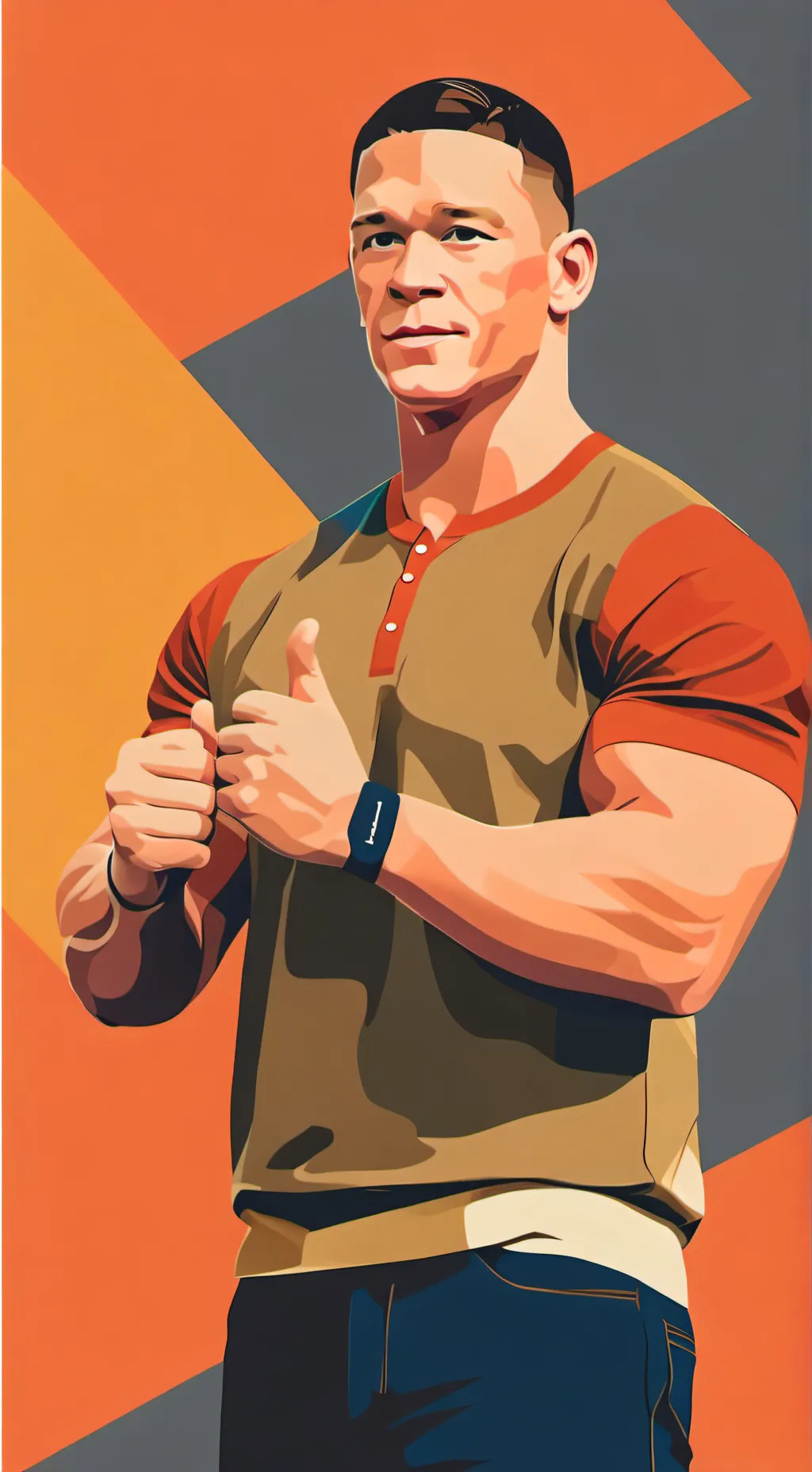 ai character: john cena 14 background