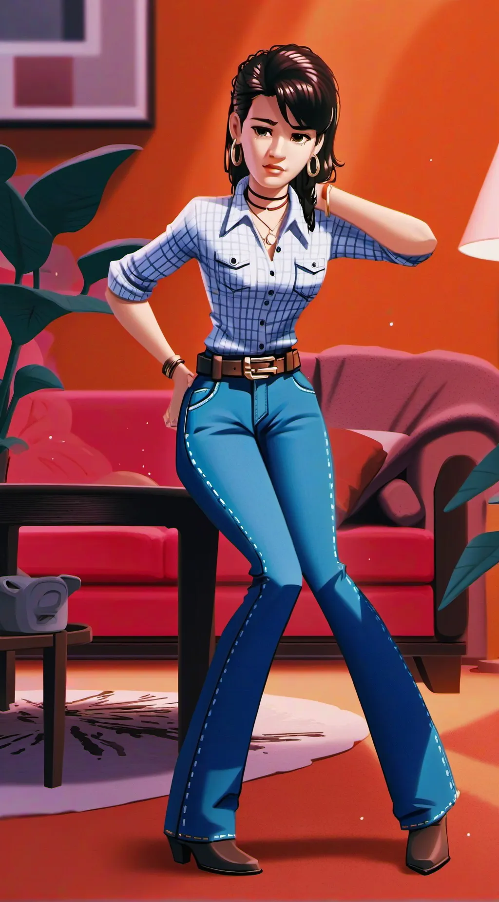 ai character: Kimberly hart  background