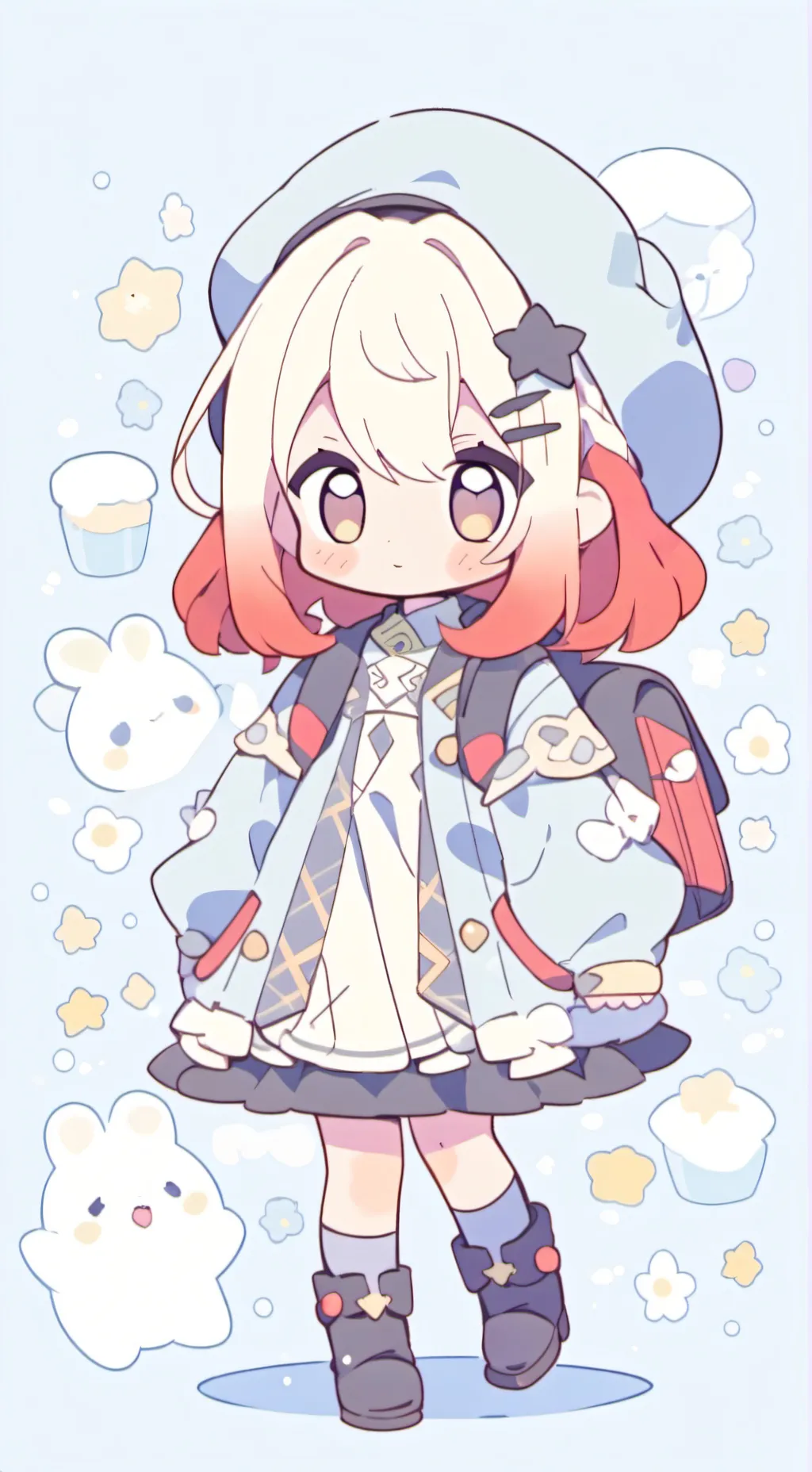 ai character: Makita  background