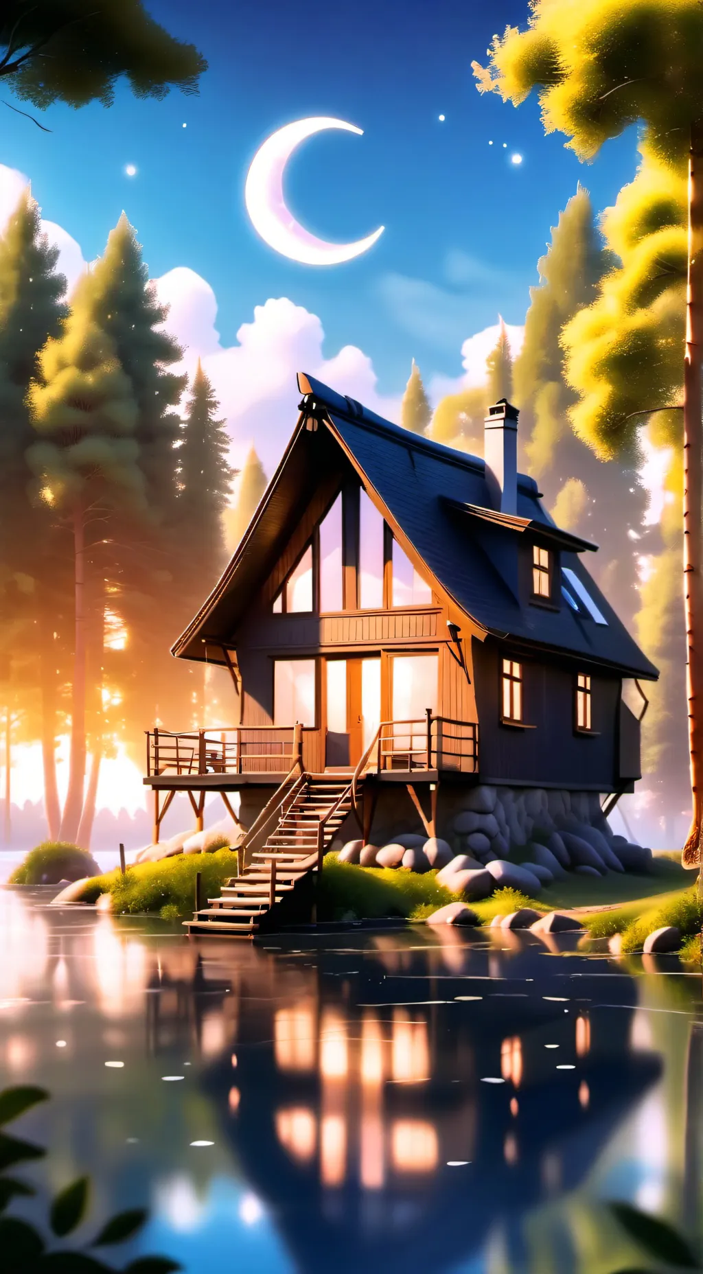 ai character: dandy x astro  background