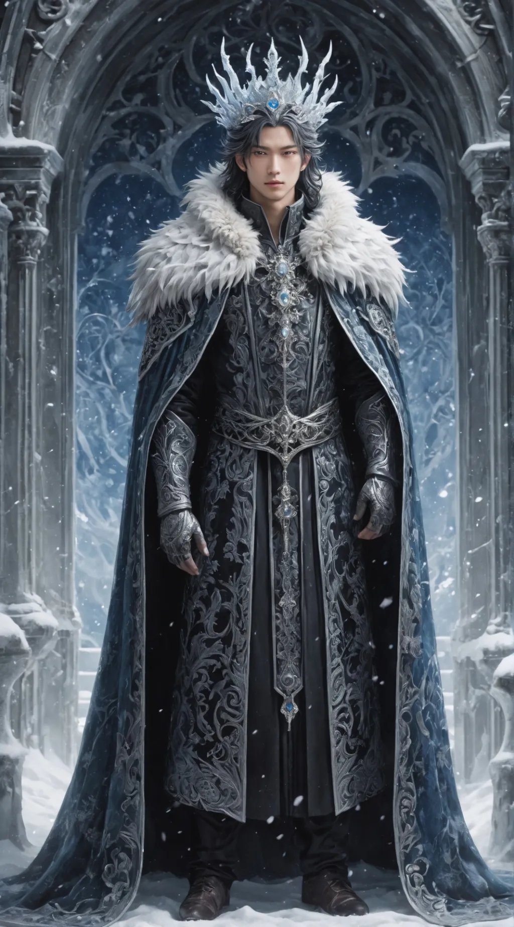 ai character: Mha EASTER background