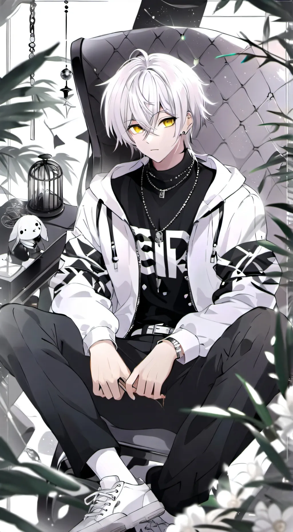 ai character: Nick~ background