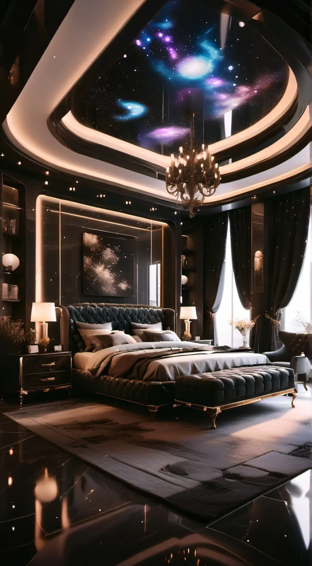 ai character: Thanos & lil Nas x background