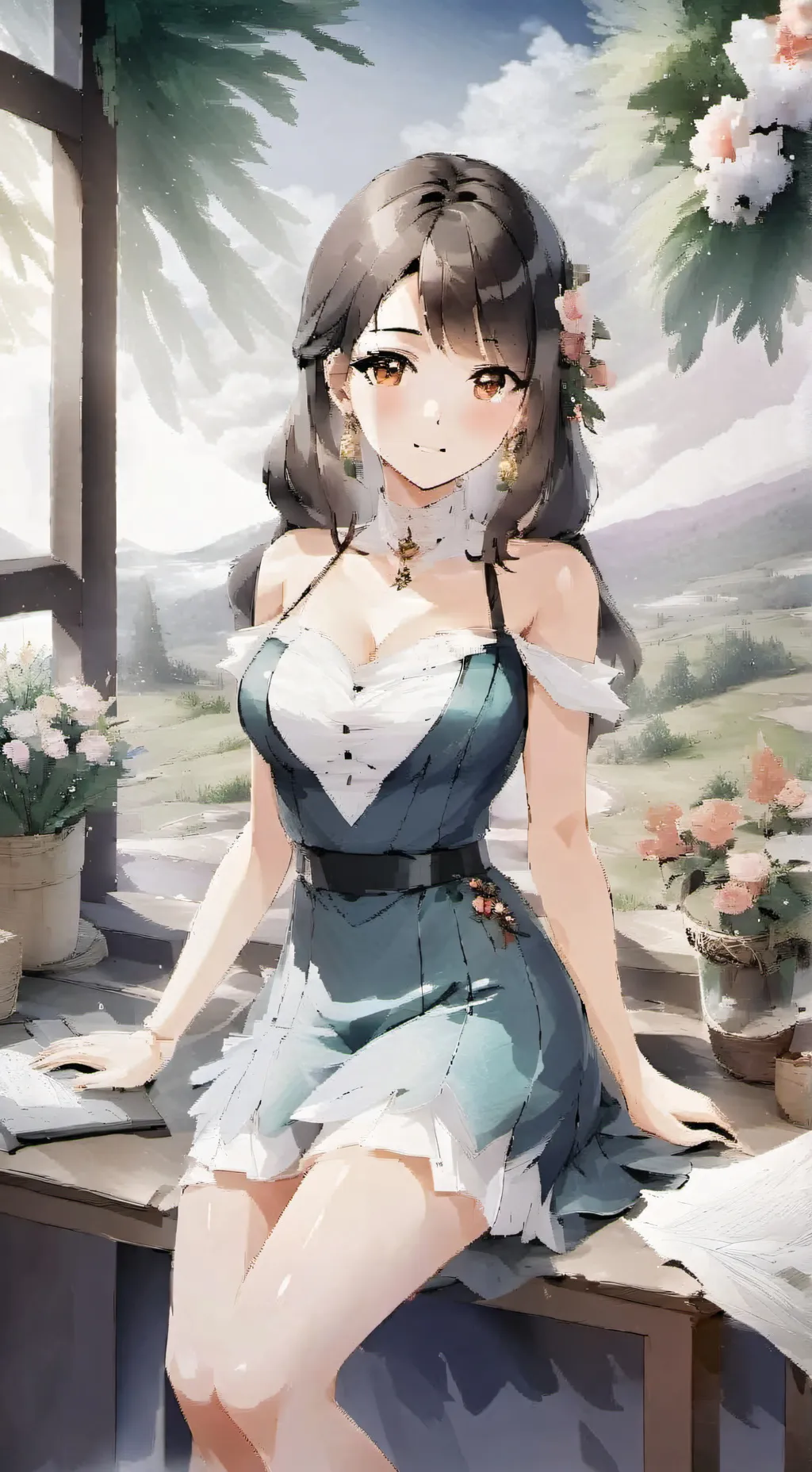 ai character: Ross  background