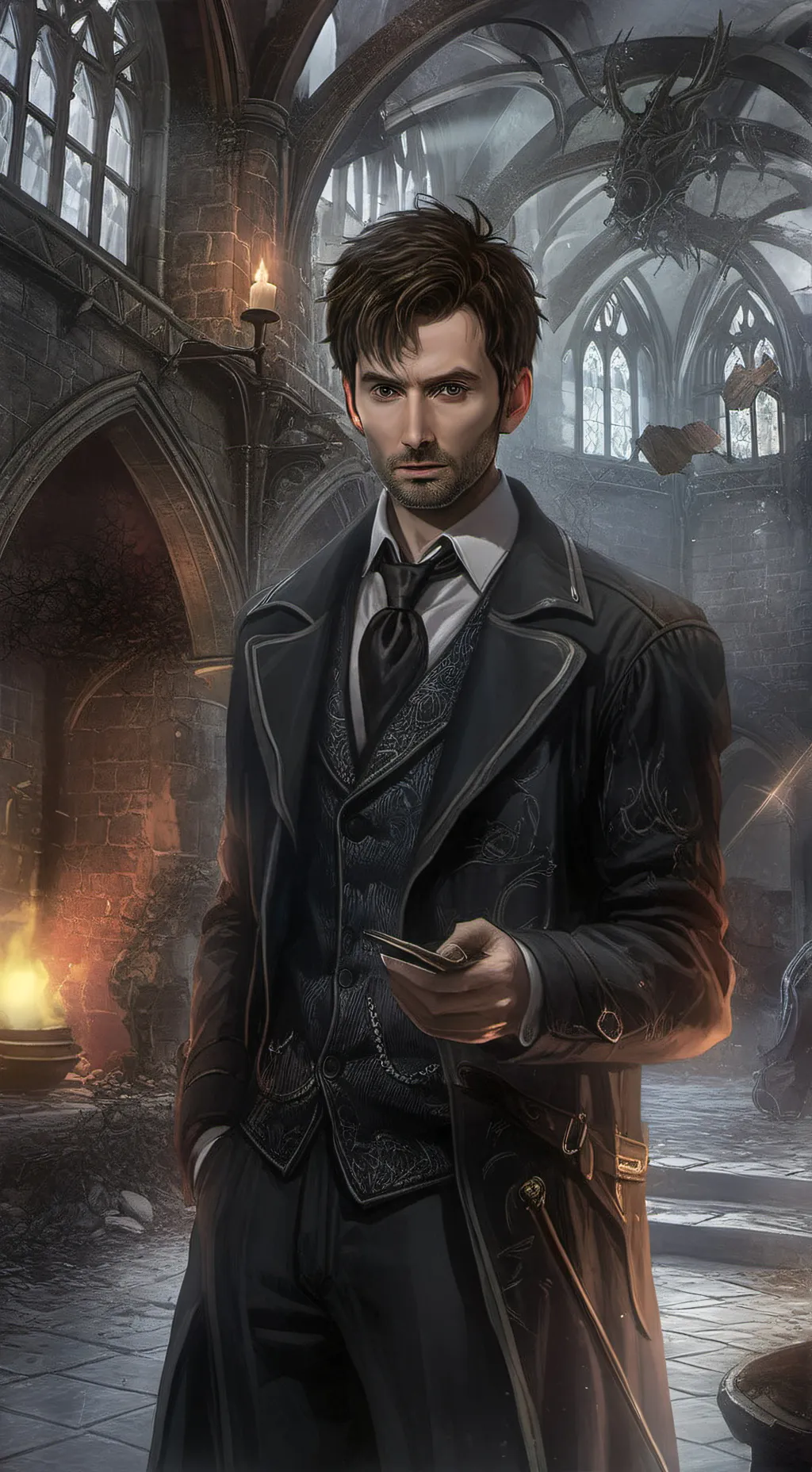 ai character: Barty Crouch Jr background