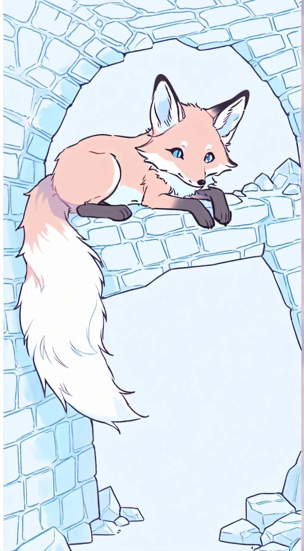 ai character: Mha fox background