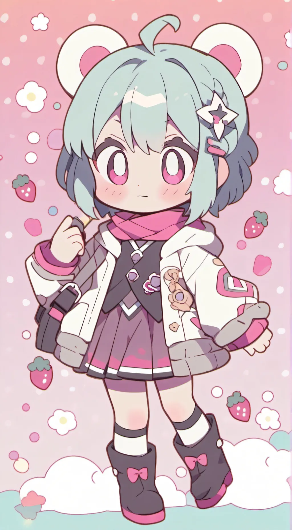 ai character: rin e sae crianças background