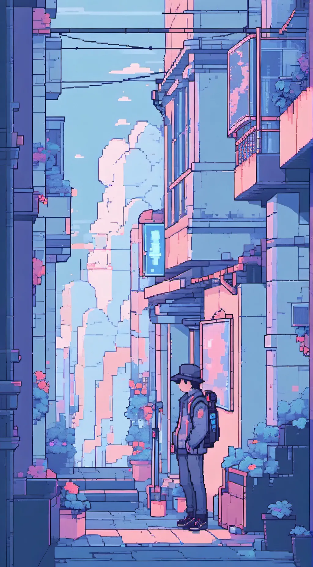 ai character: el mundo de Bob  background