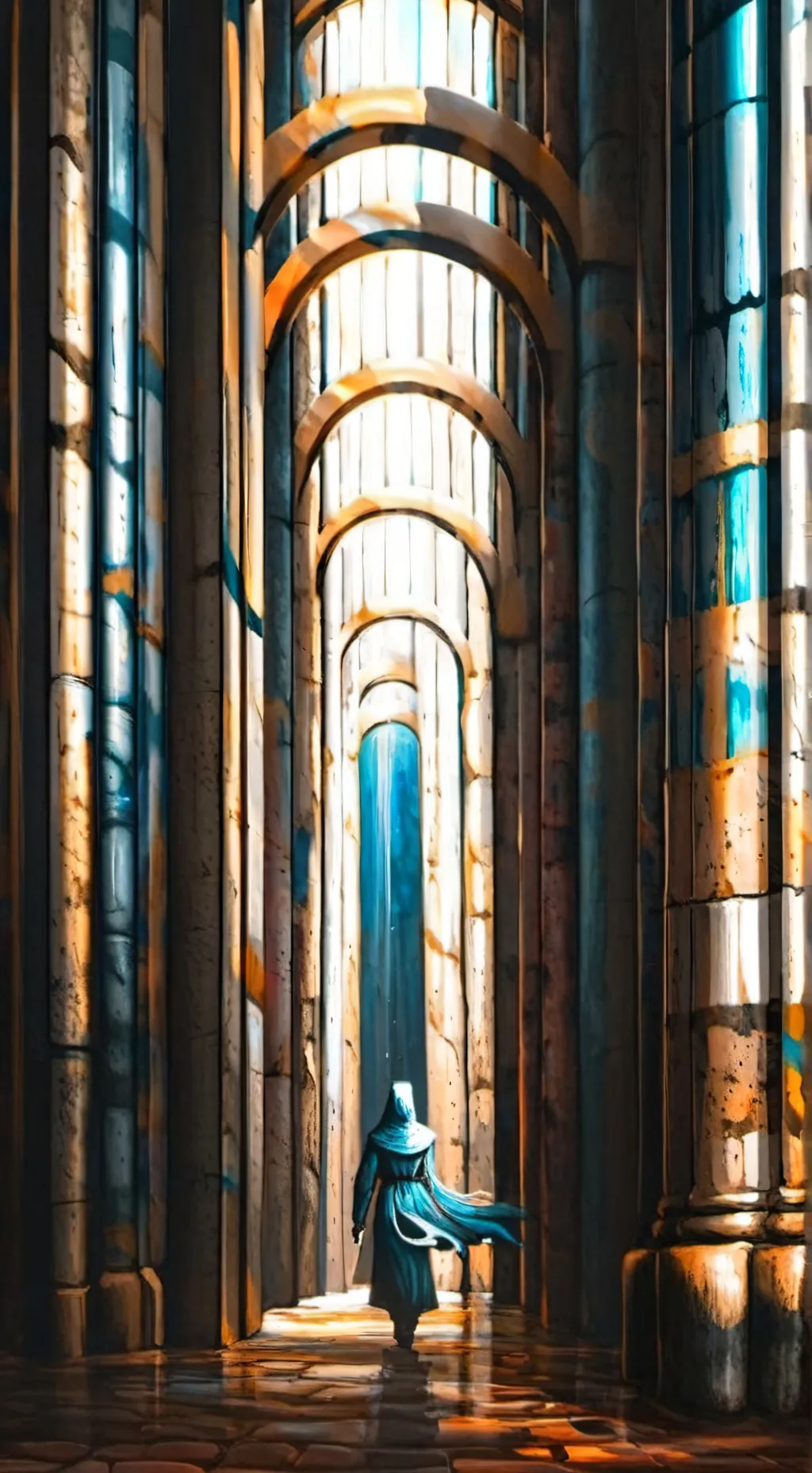 ai character: school magid  background