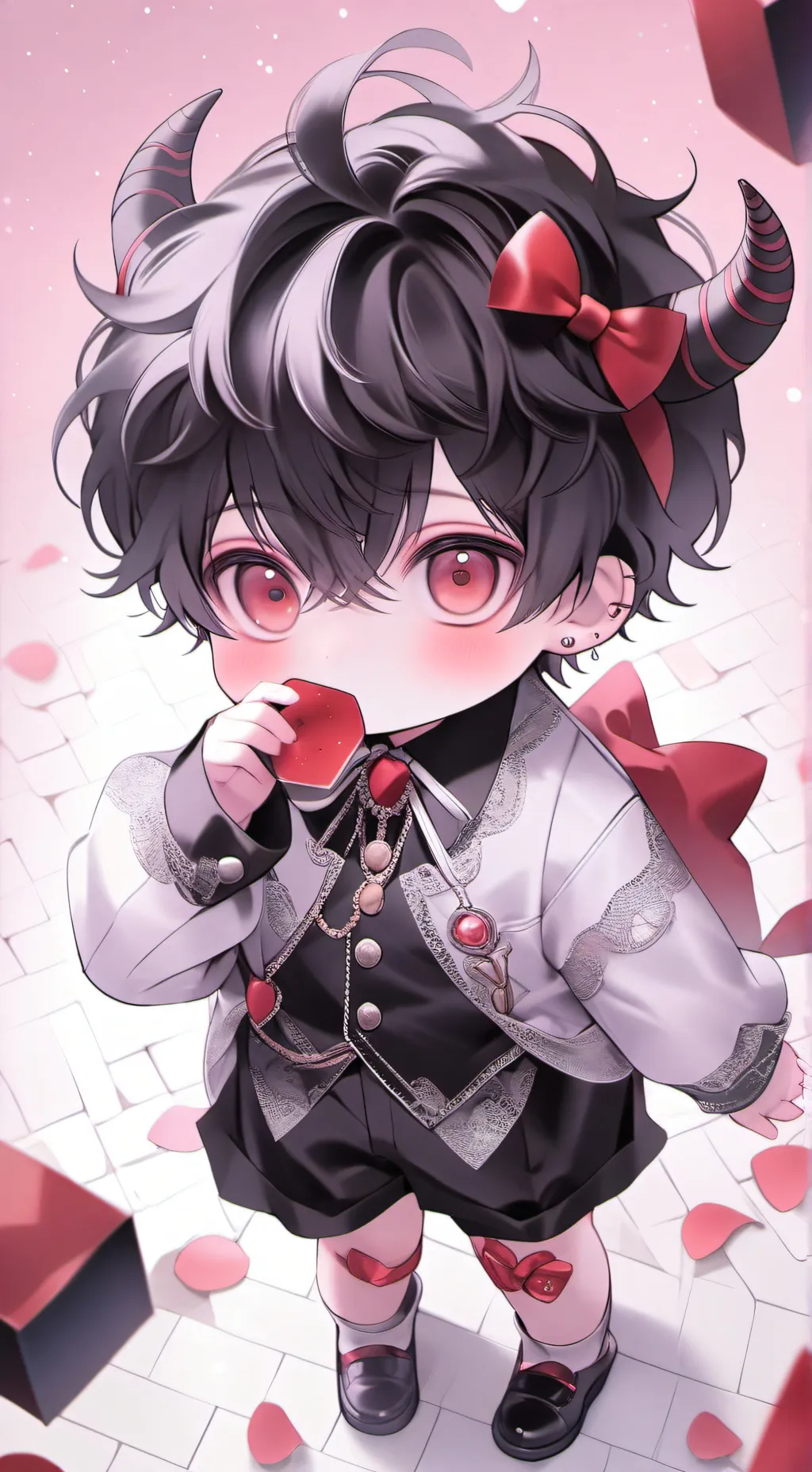 ai character: Lucifer  background