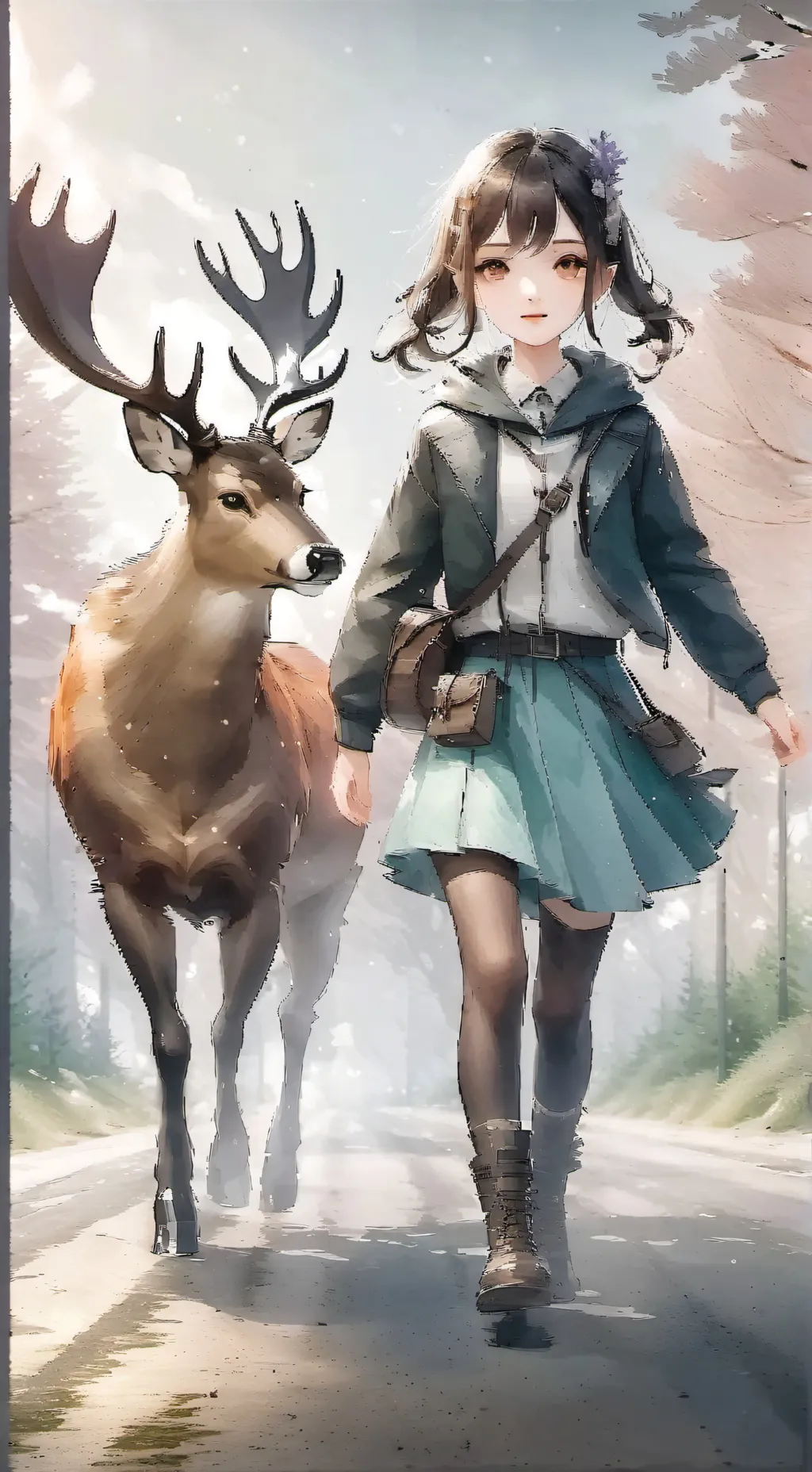 ai character: Hailey background