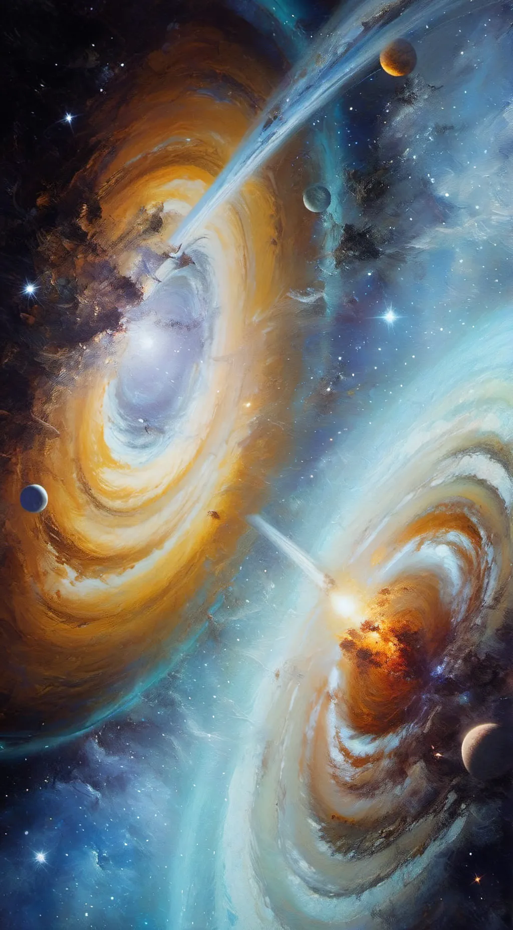 ai character: Space background