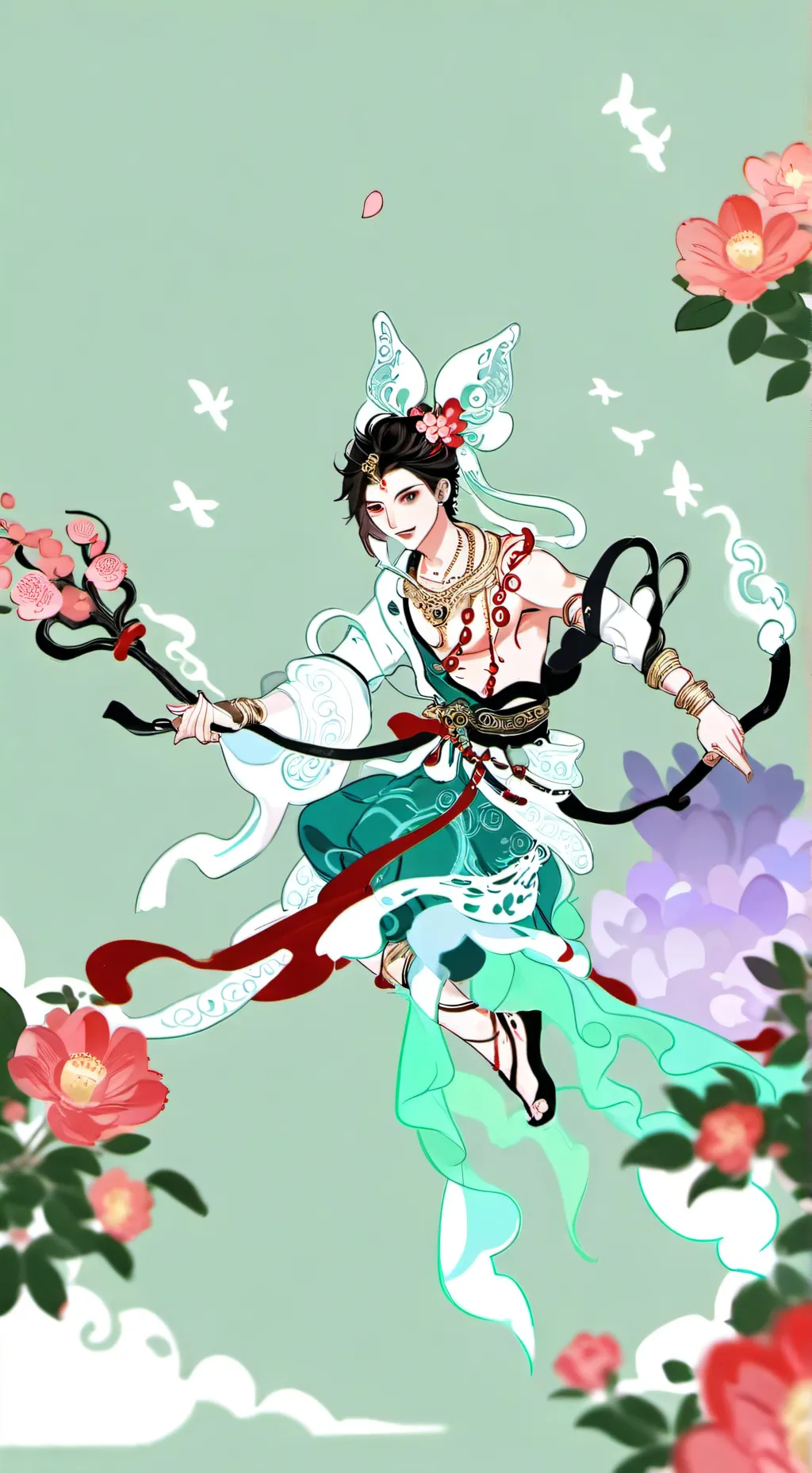 ai character: глистен background