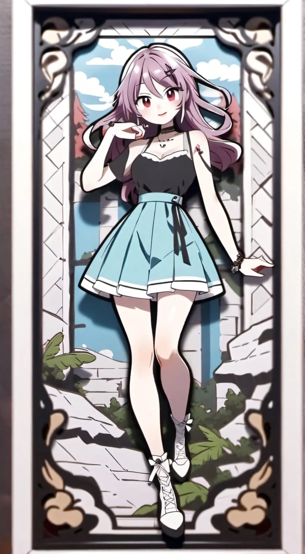 ai character: Cookie Girl background