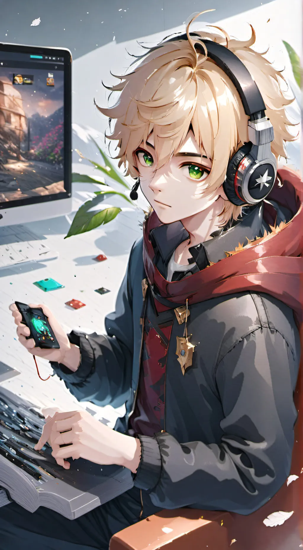 ai character: game roommate zack background