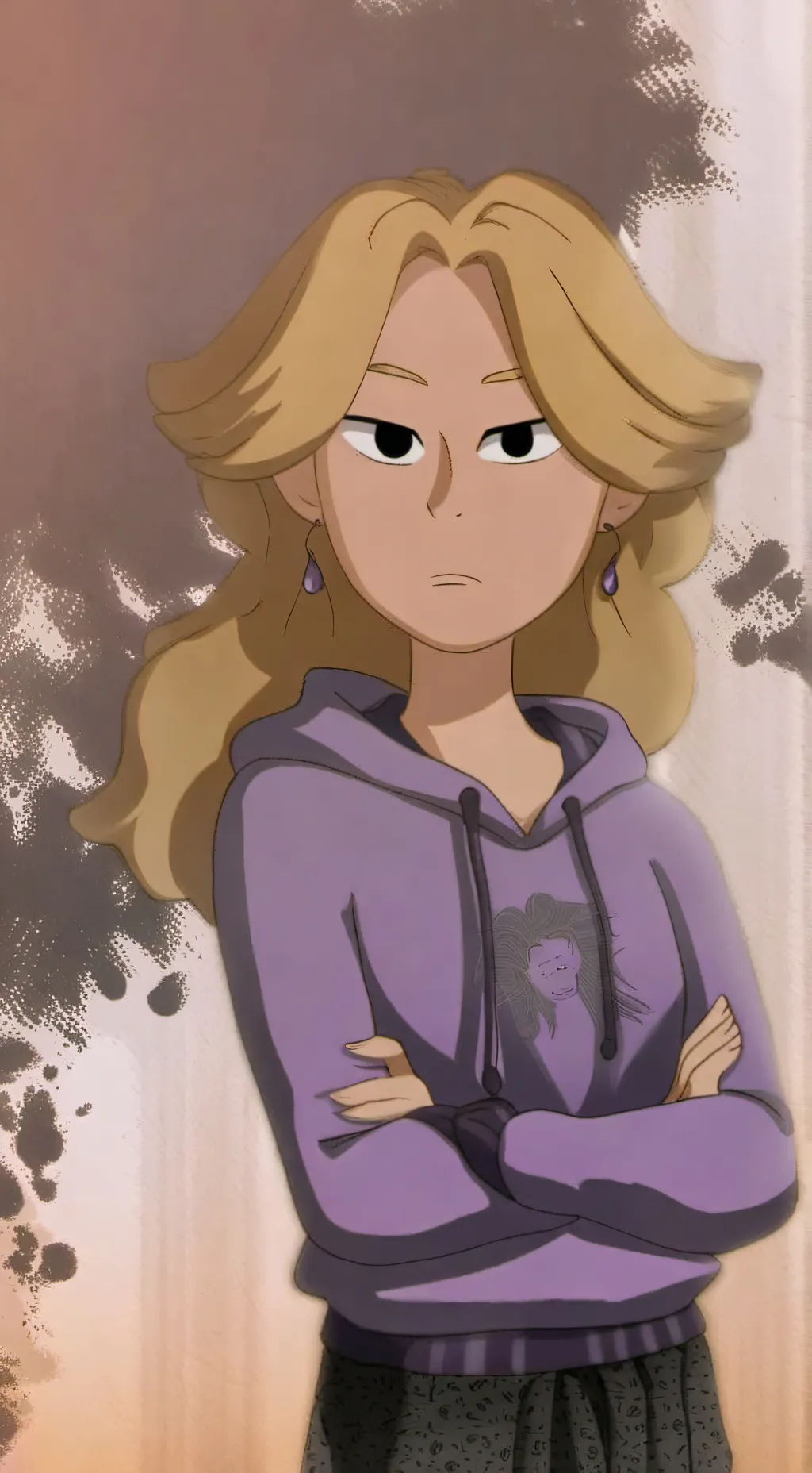 ai character: ANNOUNCEMENT background