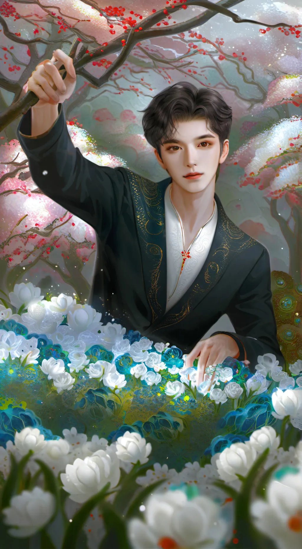 ai character: Avocado playz background