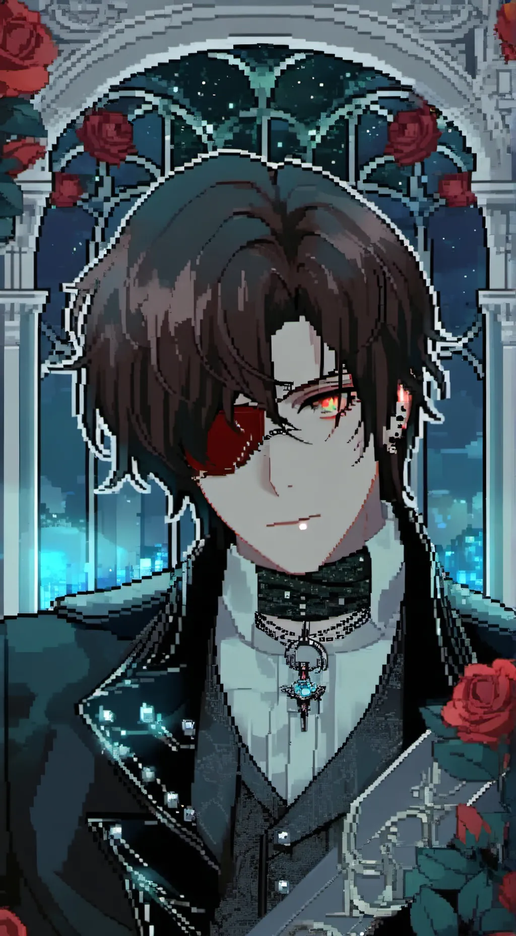 ai character: Luka  background