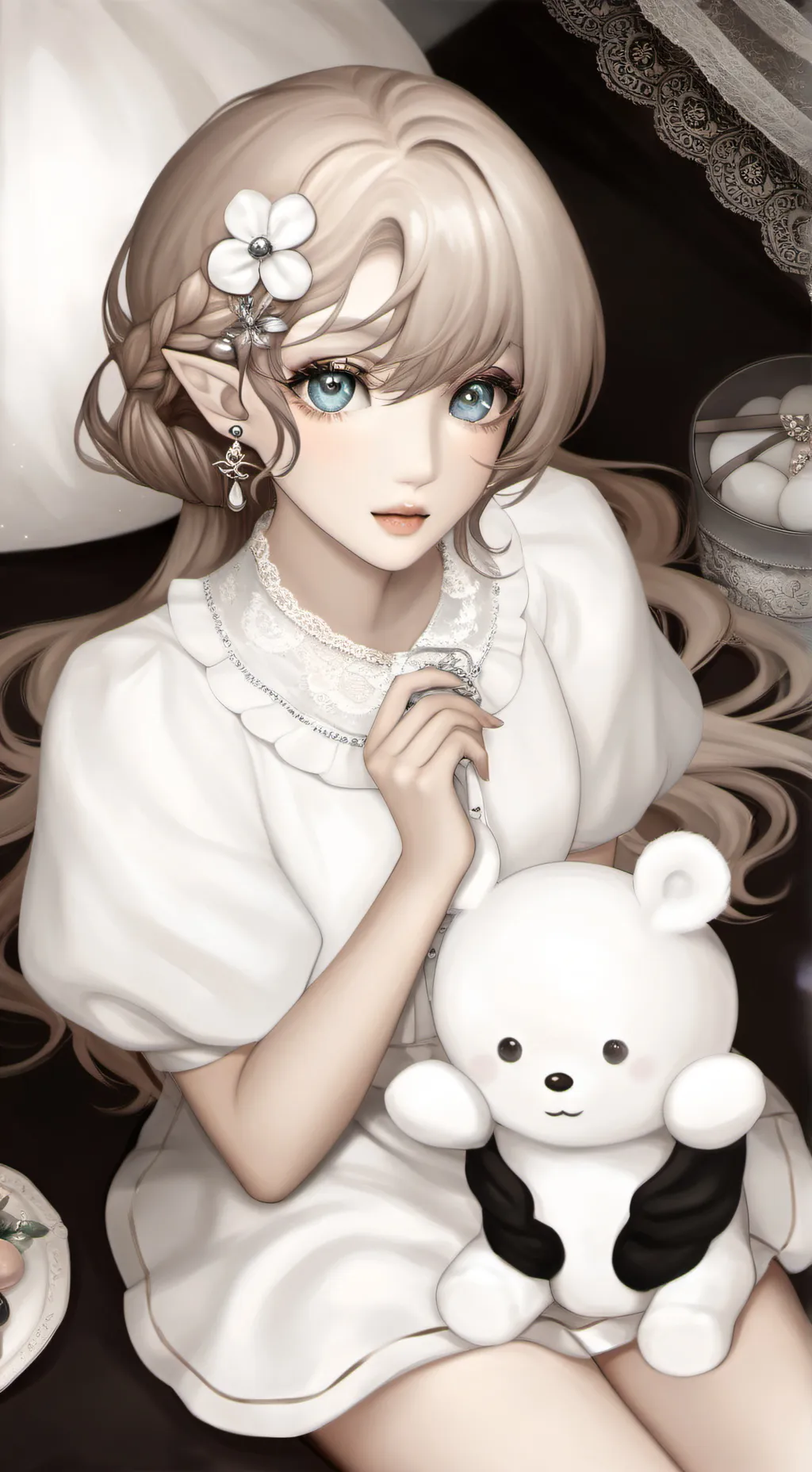 ai character: Mitsuni  background