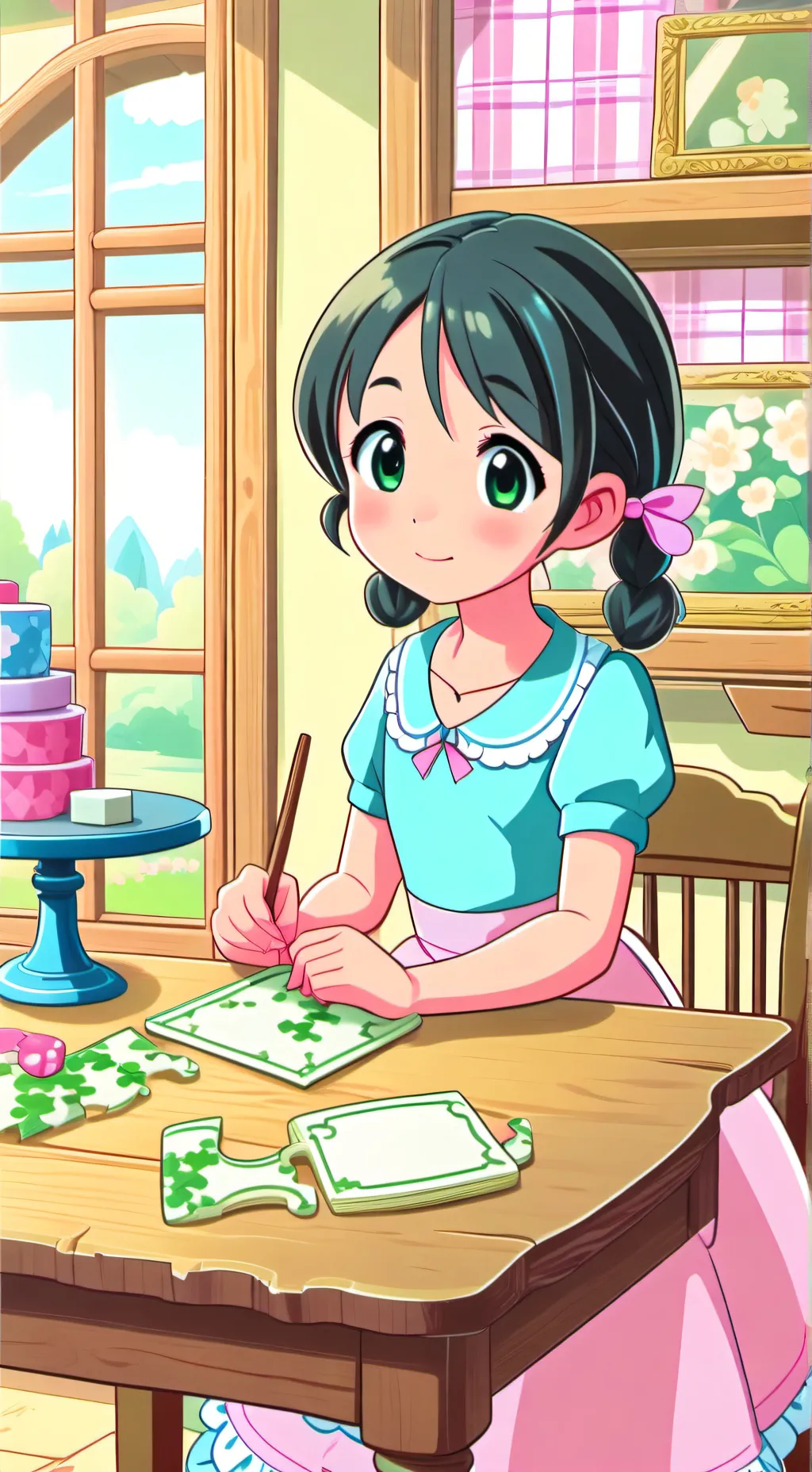 ai character: Klara  background