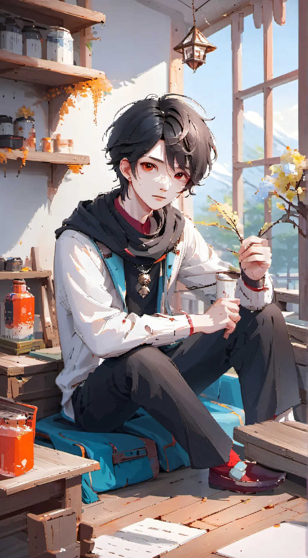 ai character: Sofia background