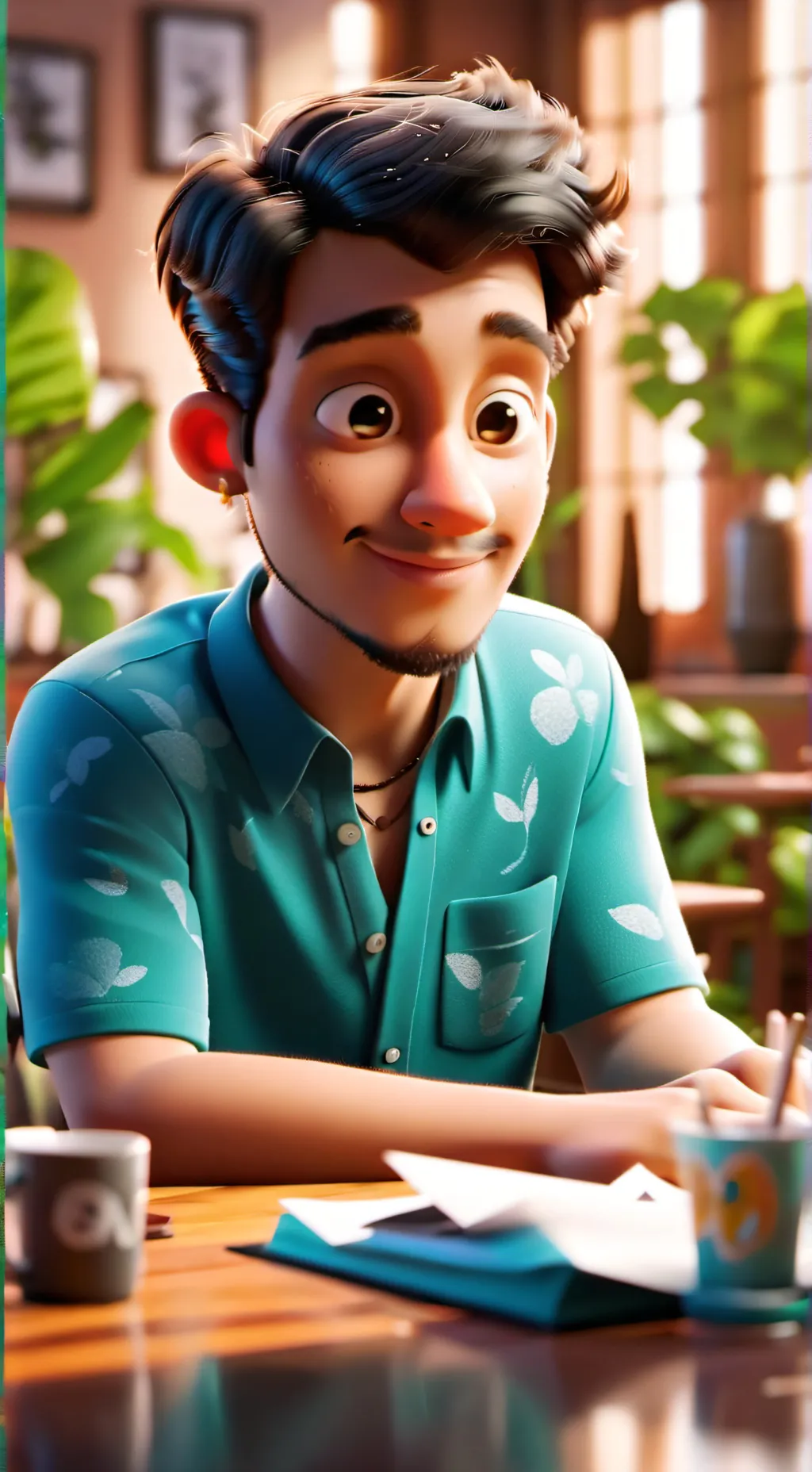 ai character: Sebastian background