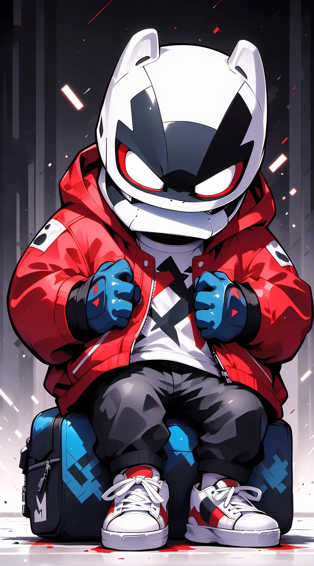 ai character: dw x Daisysworld.  background