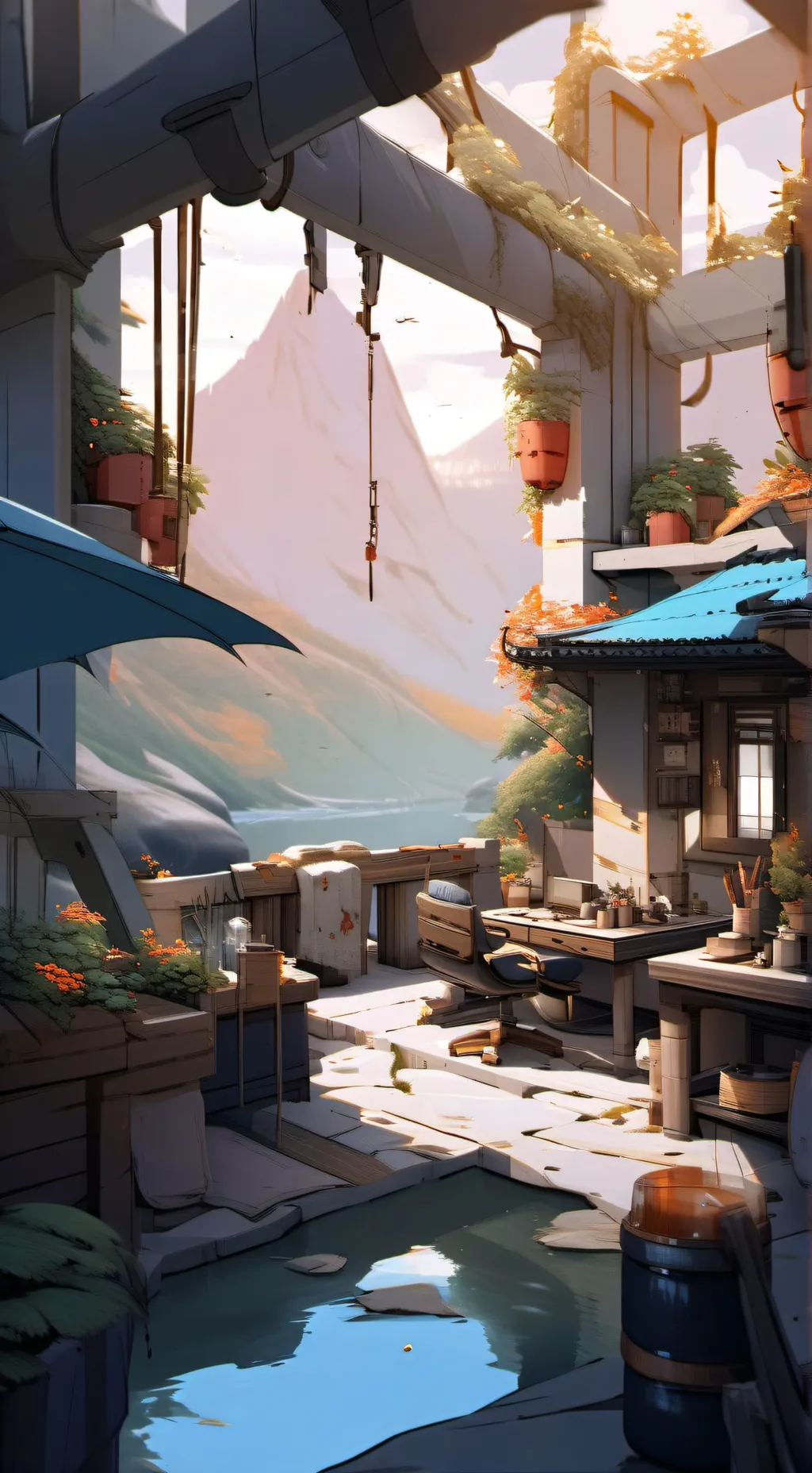 ai character: pregnant Experimen background