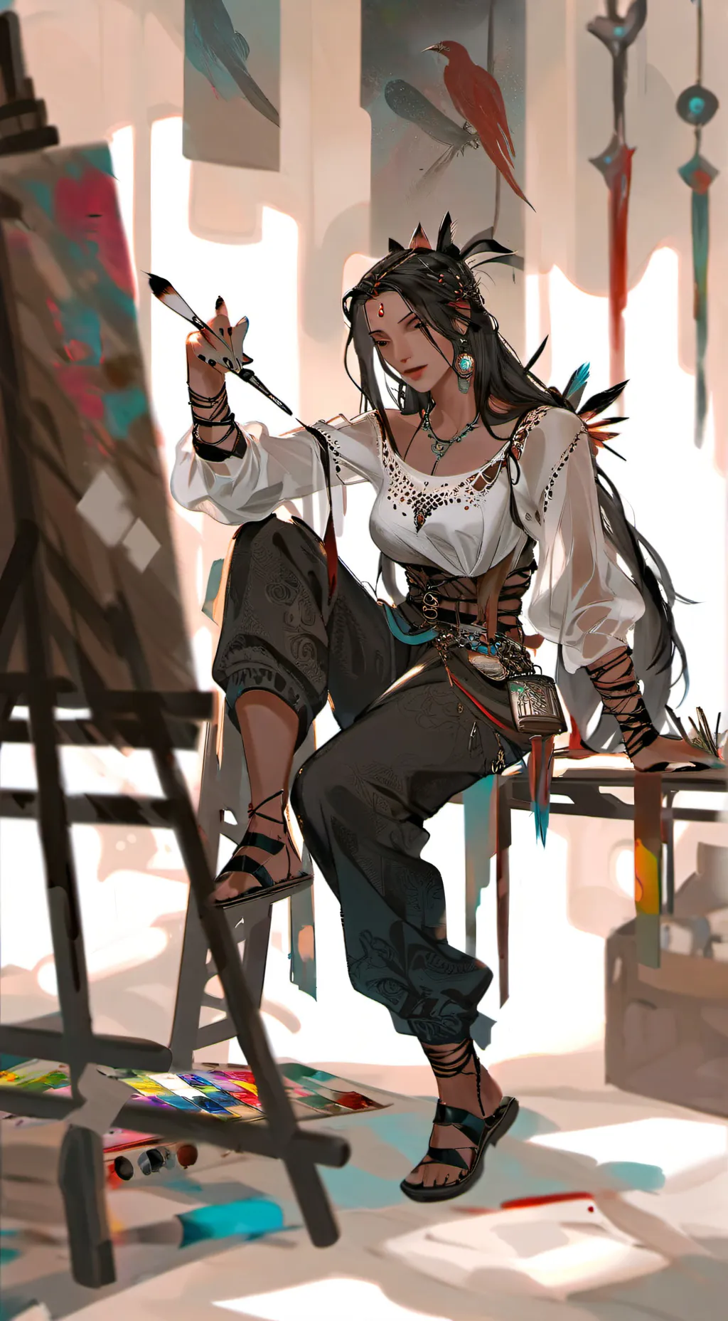 ai character: Dw:3 background