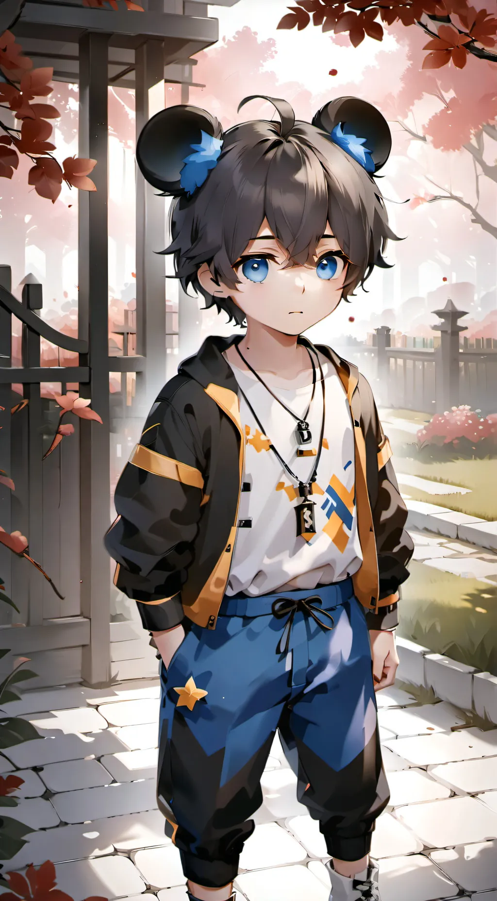 ai character: Бамби background