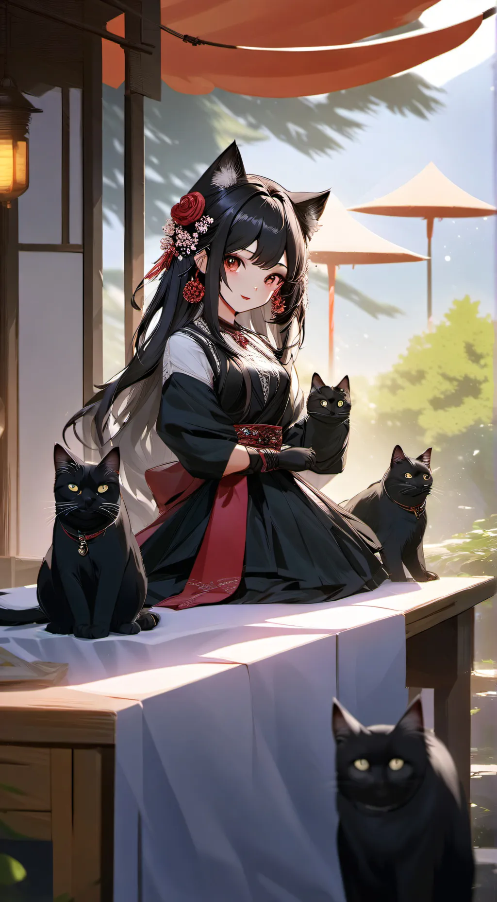 ai character: lilly background