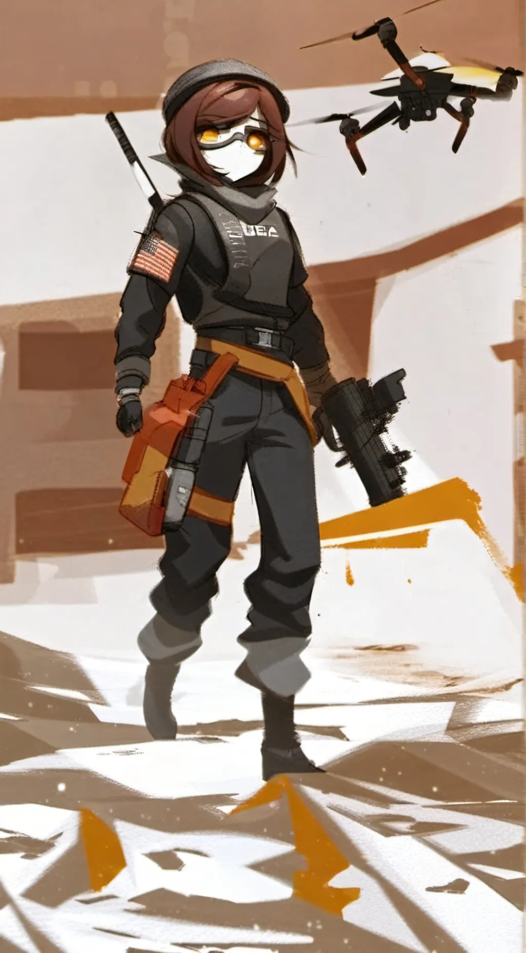 ai character: Kate Lucy  background