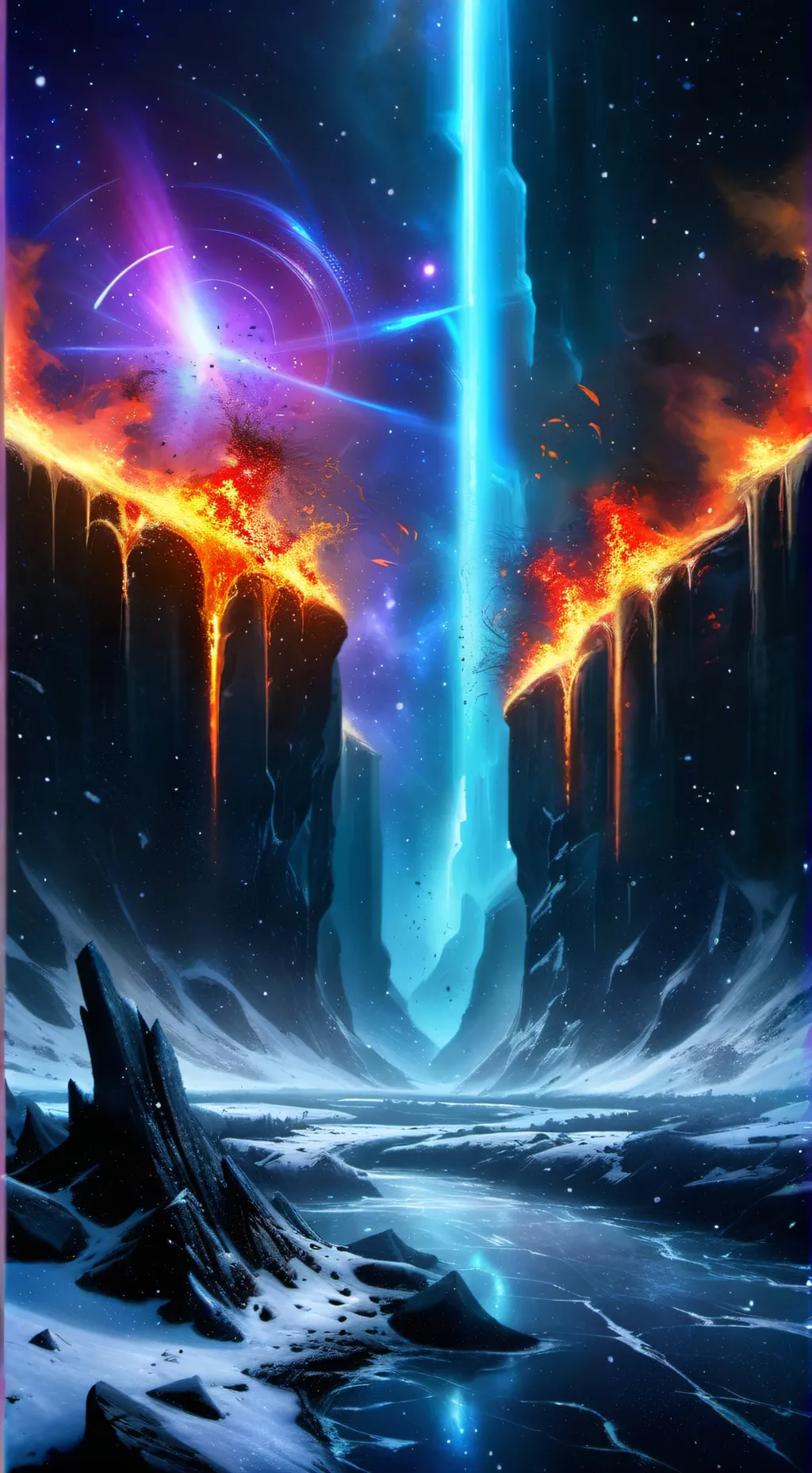 ai character: sprunki color war background