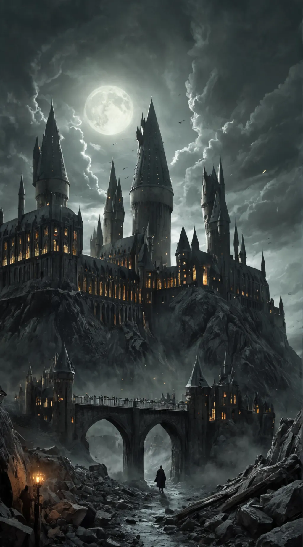 ai character: Hogwarts background