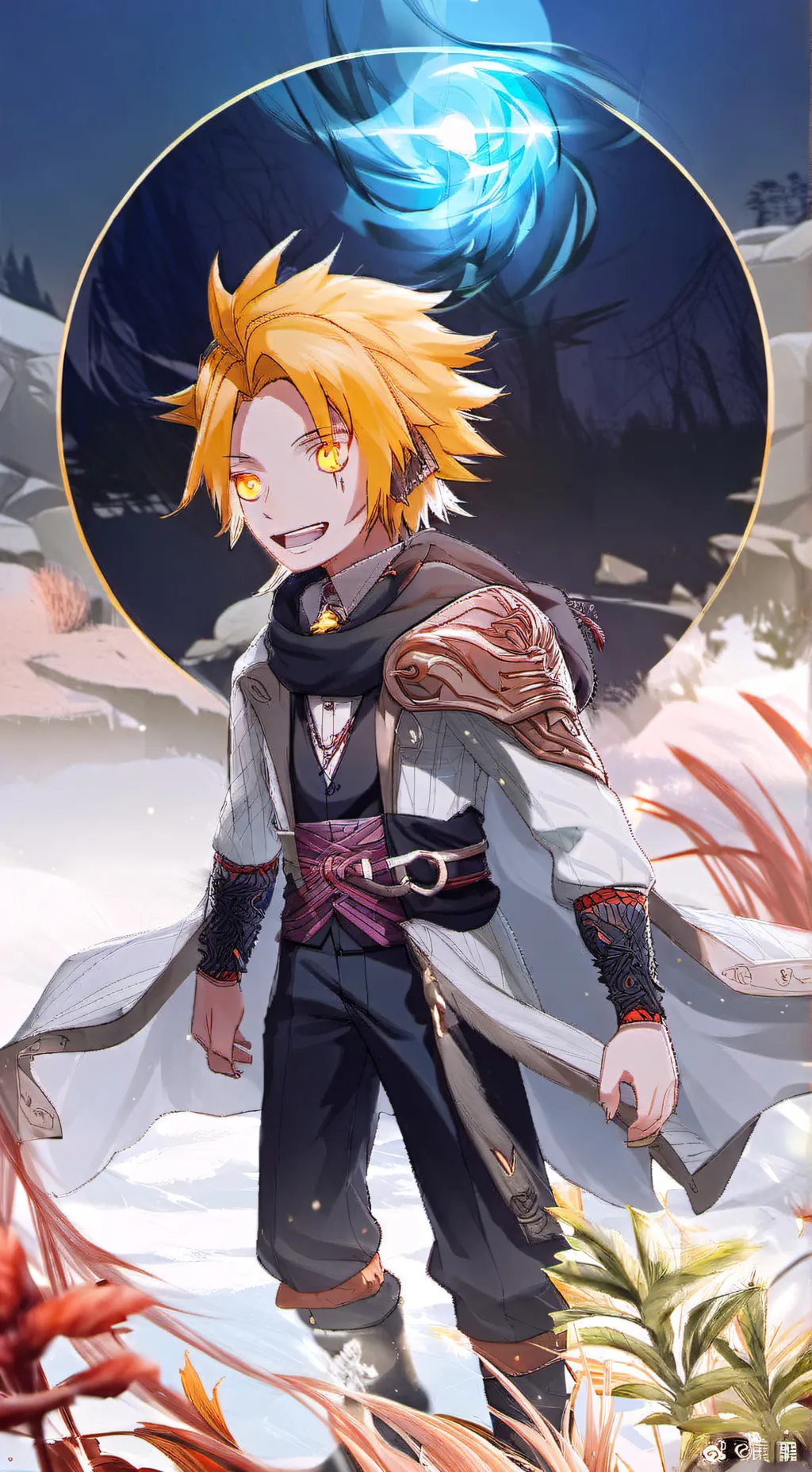 ai character: Denki  background