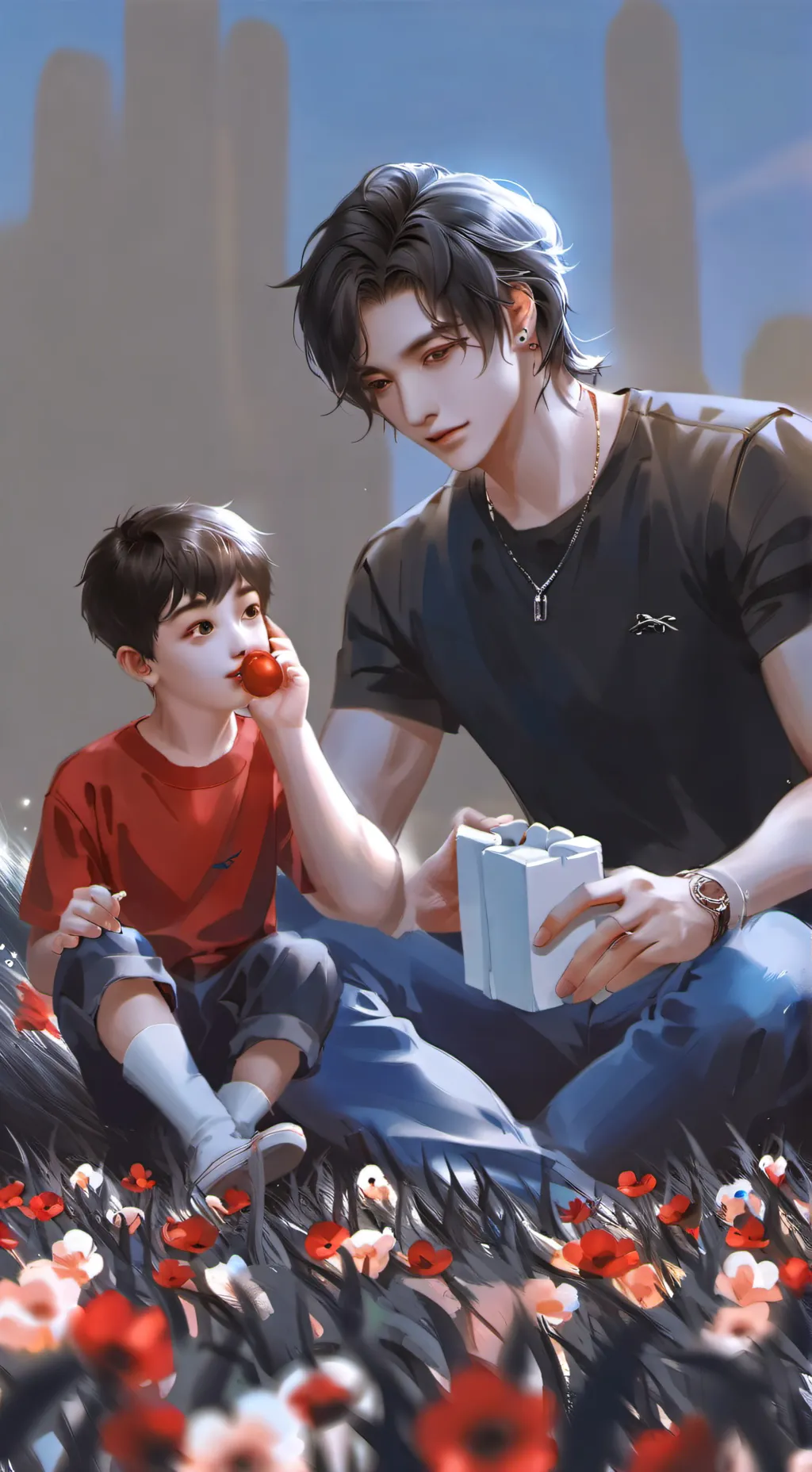 ai character: liam and mike background